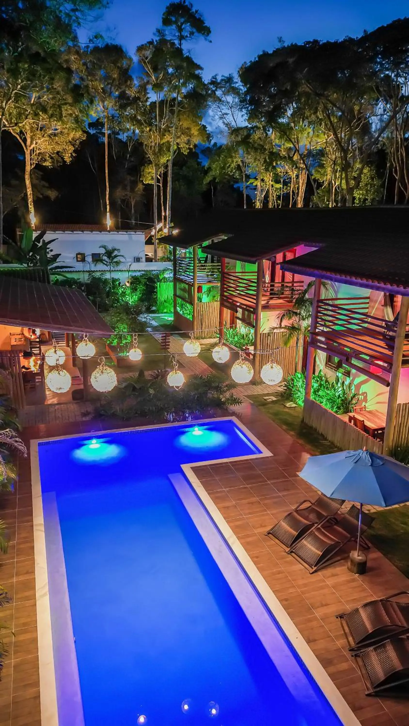 Pool view in Pousada Vila Mangaba