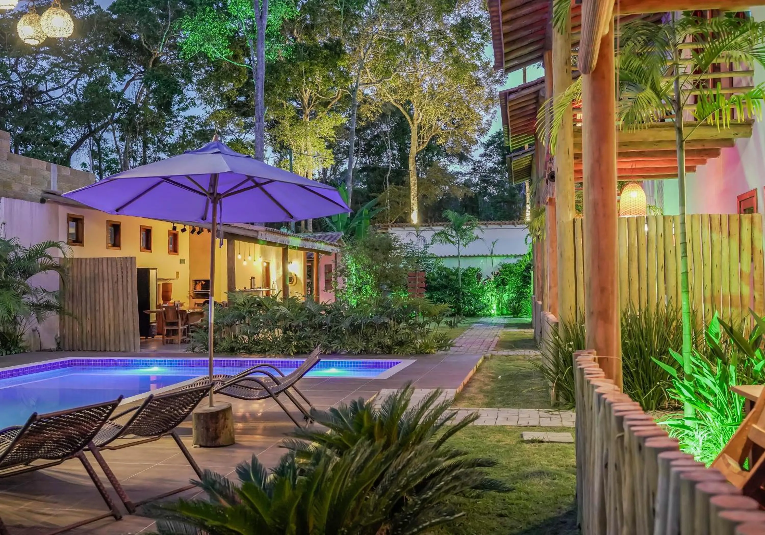 Garden in Pousada Vila Mangaba