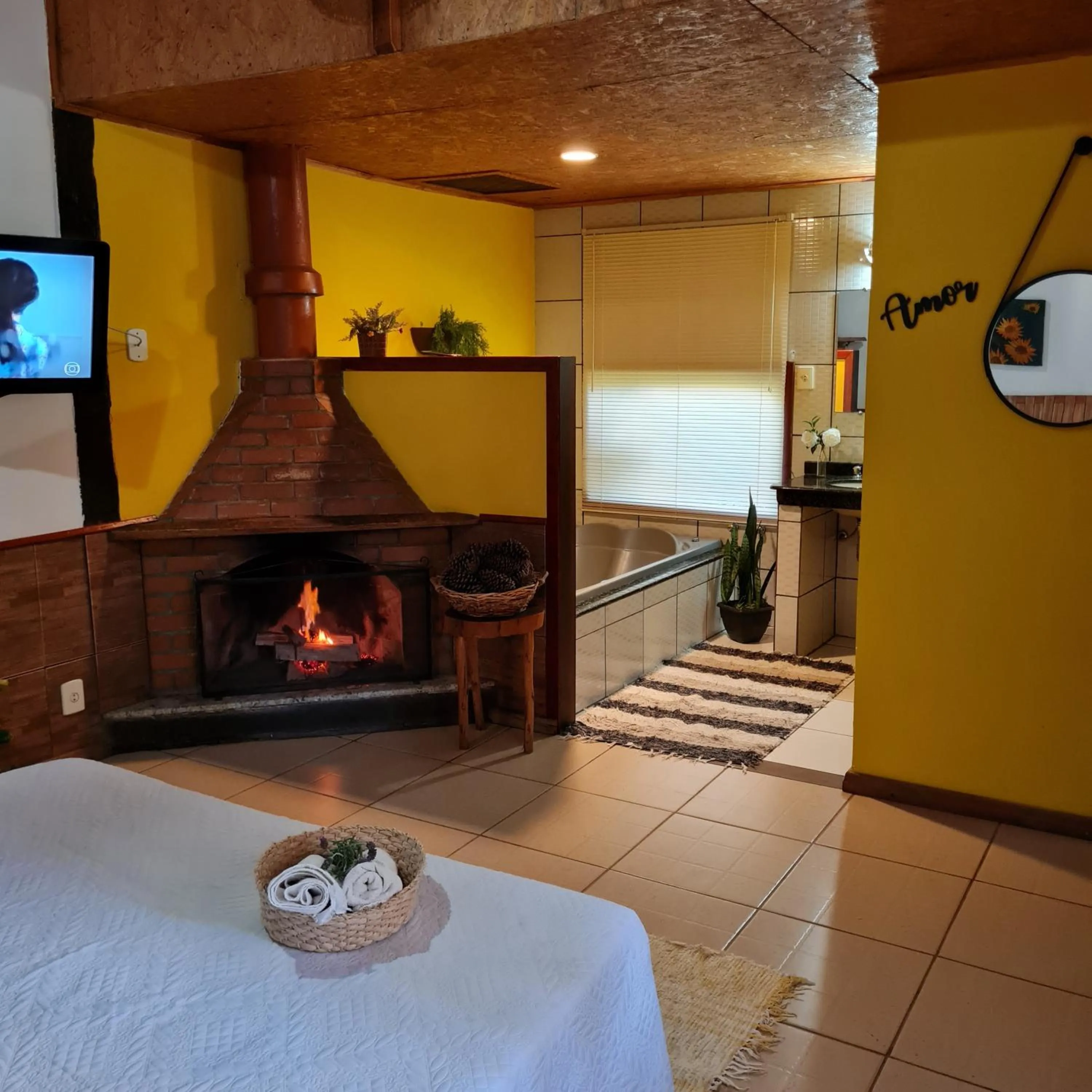 Bed in Pousada Remanso do Rio Preto