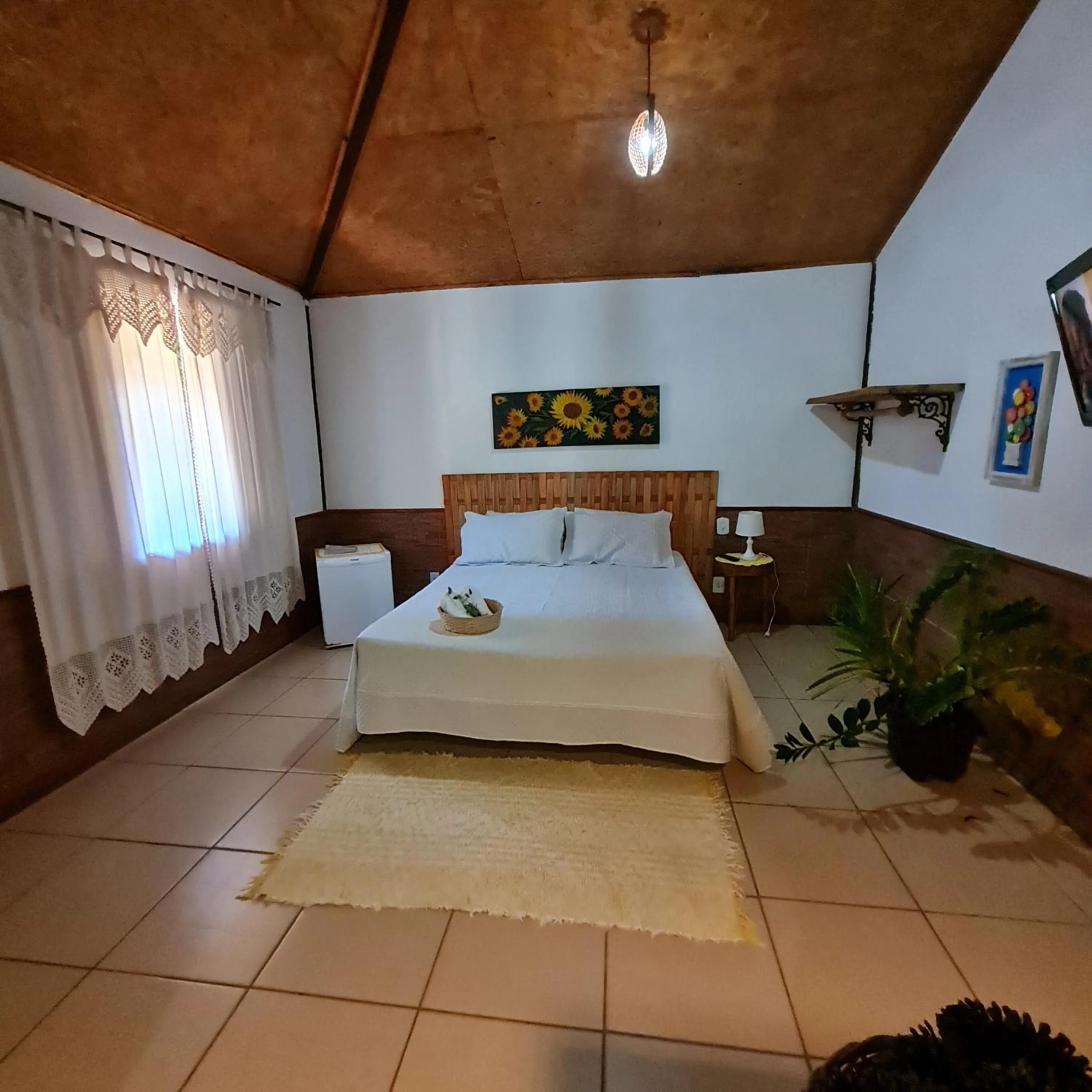 Bed in Pousada Remanso do Rio Preto