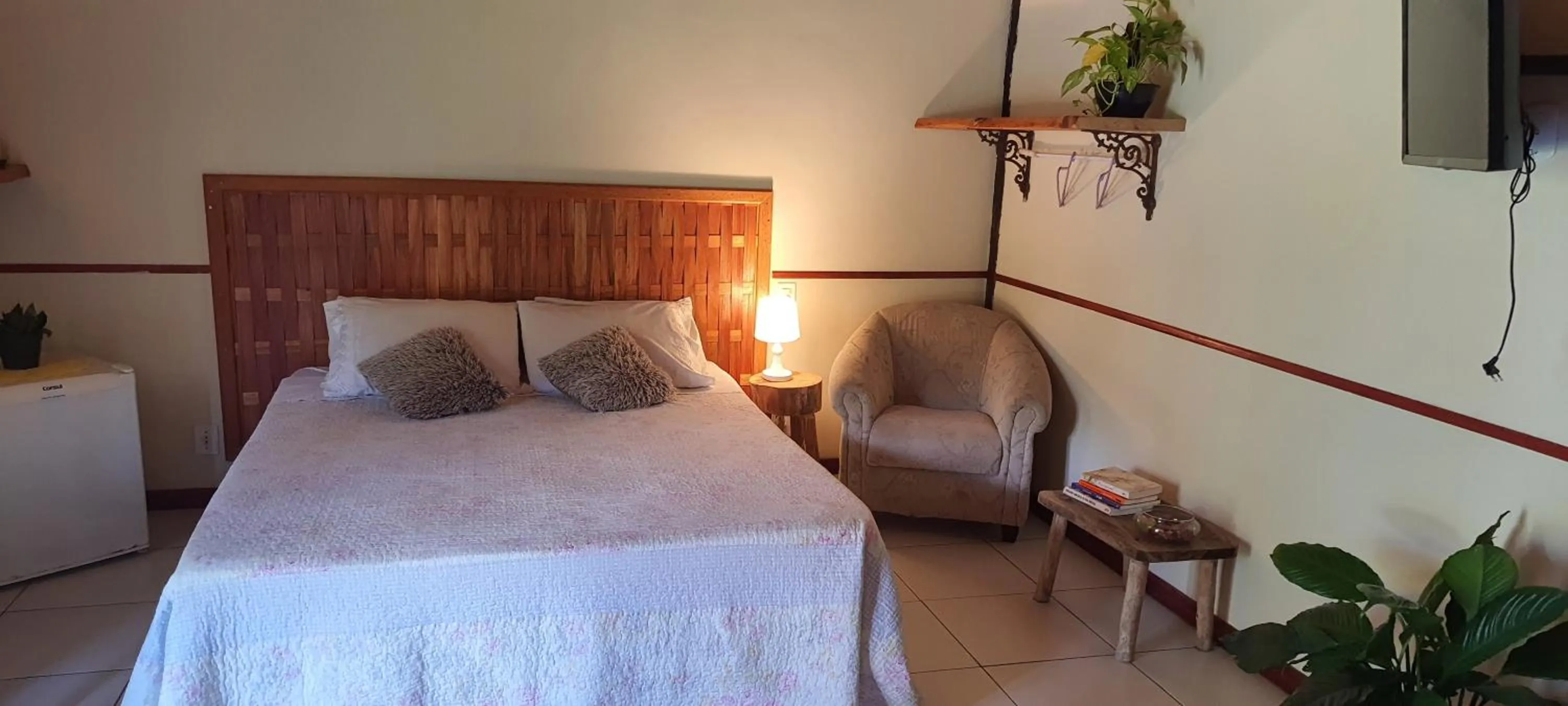 Bed in Pousada Remanso do Rio Preto