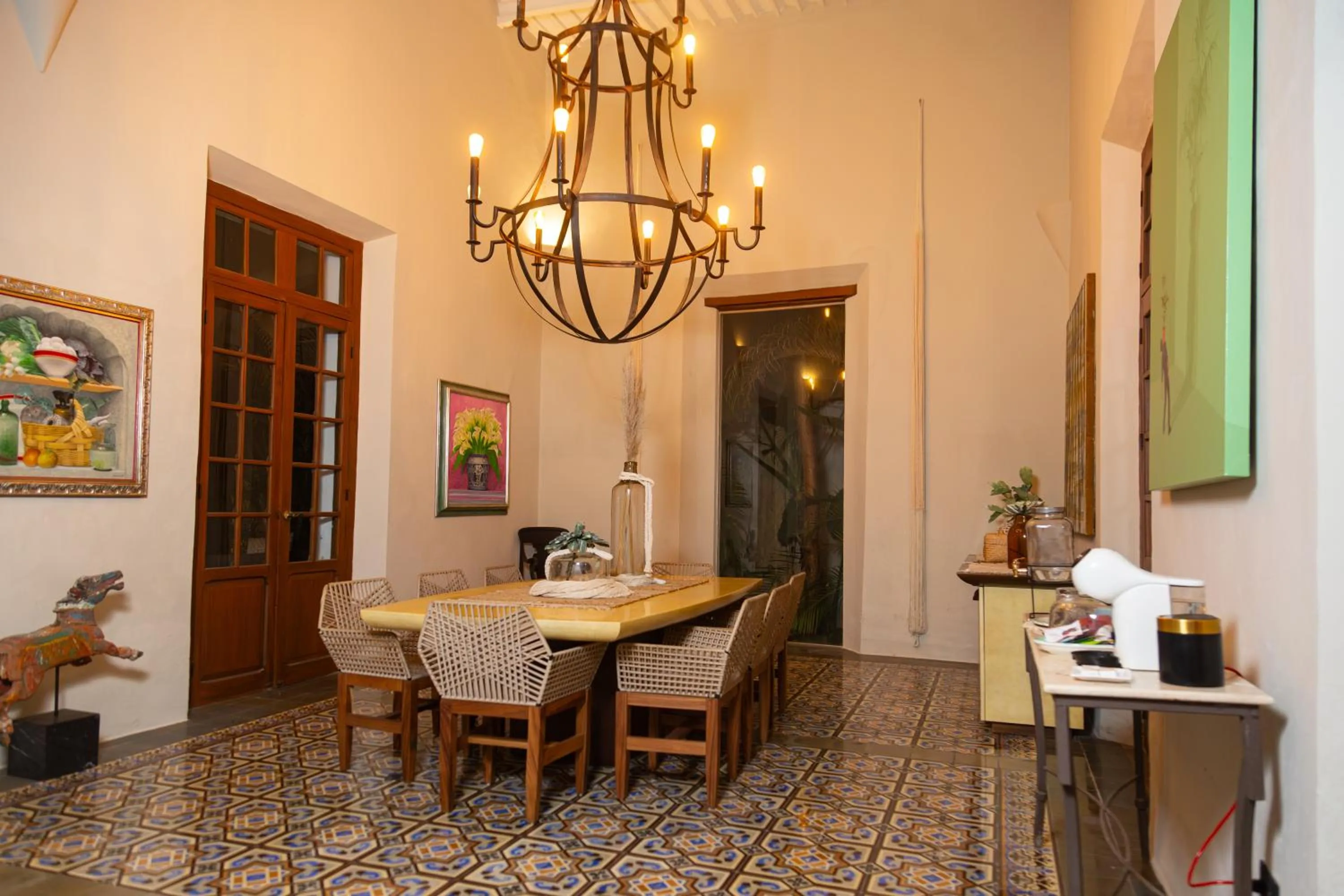 Dining area in DECU DOWNTOWN