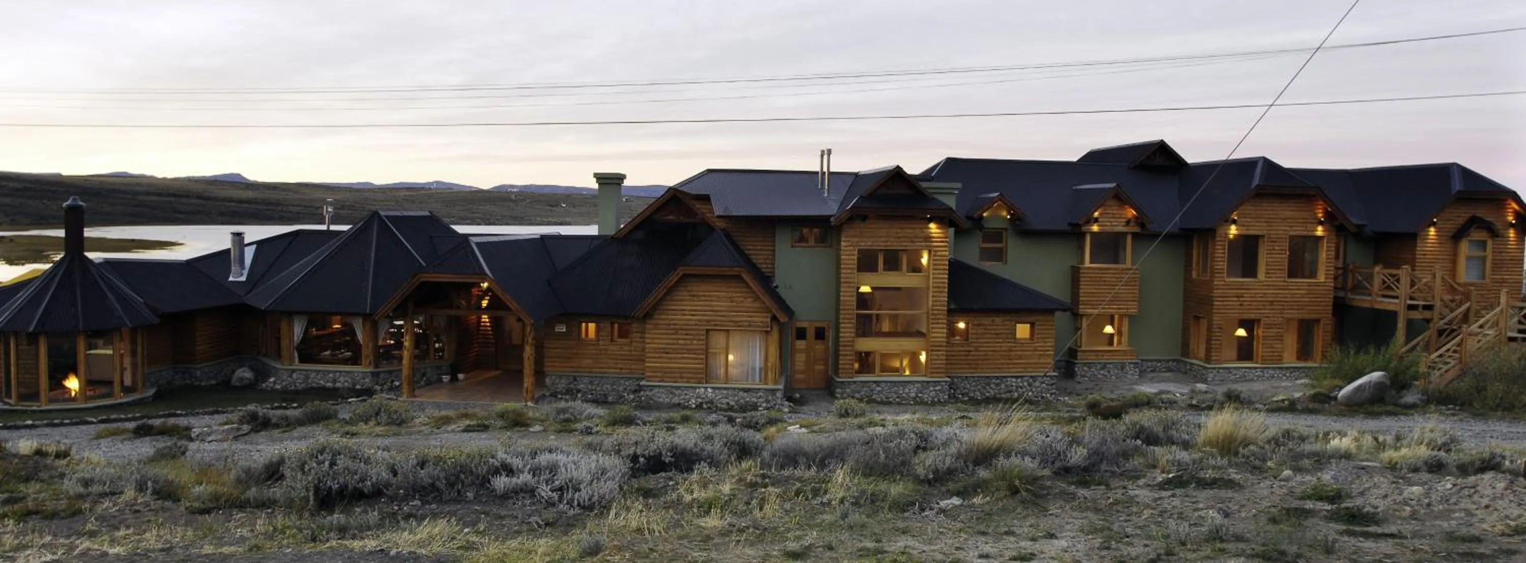 Bird's eye view in Hosteria Los Hielos