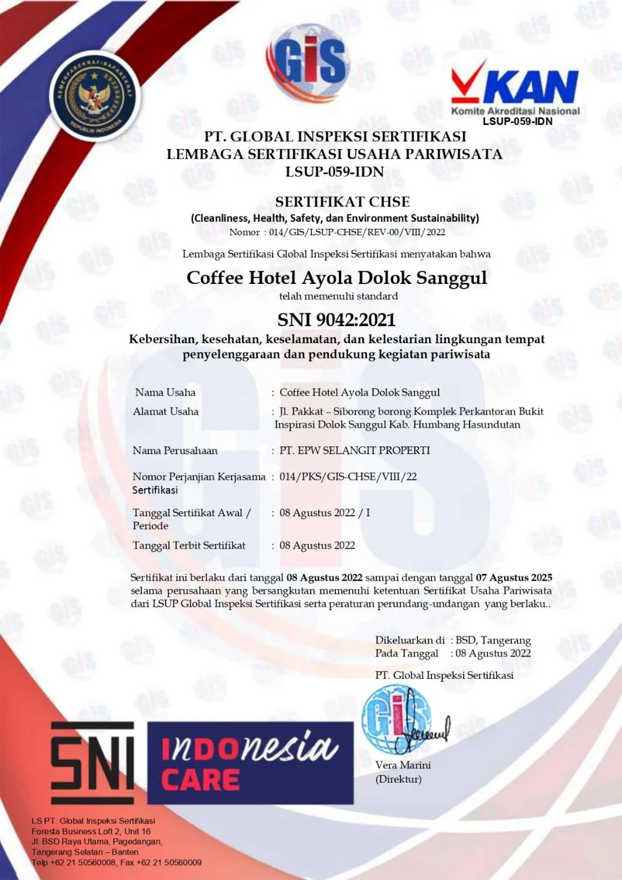 Coffee Hotel Akasi Dolok Sanggul