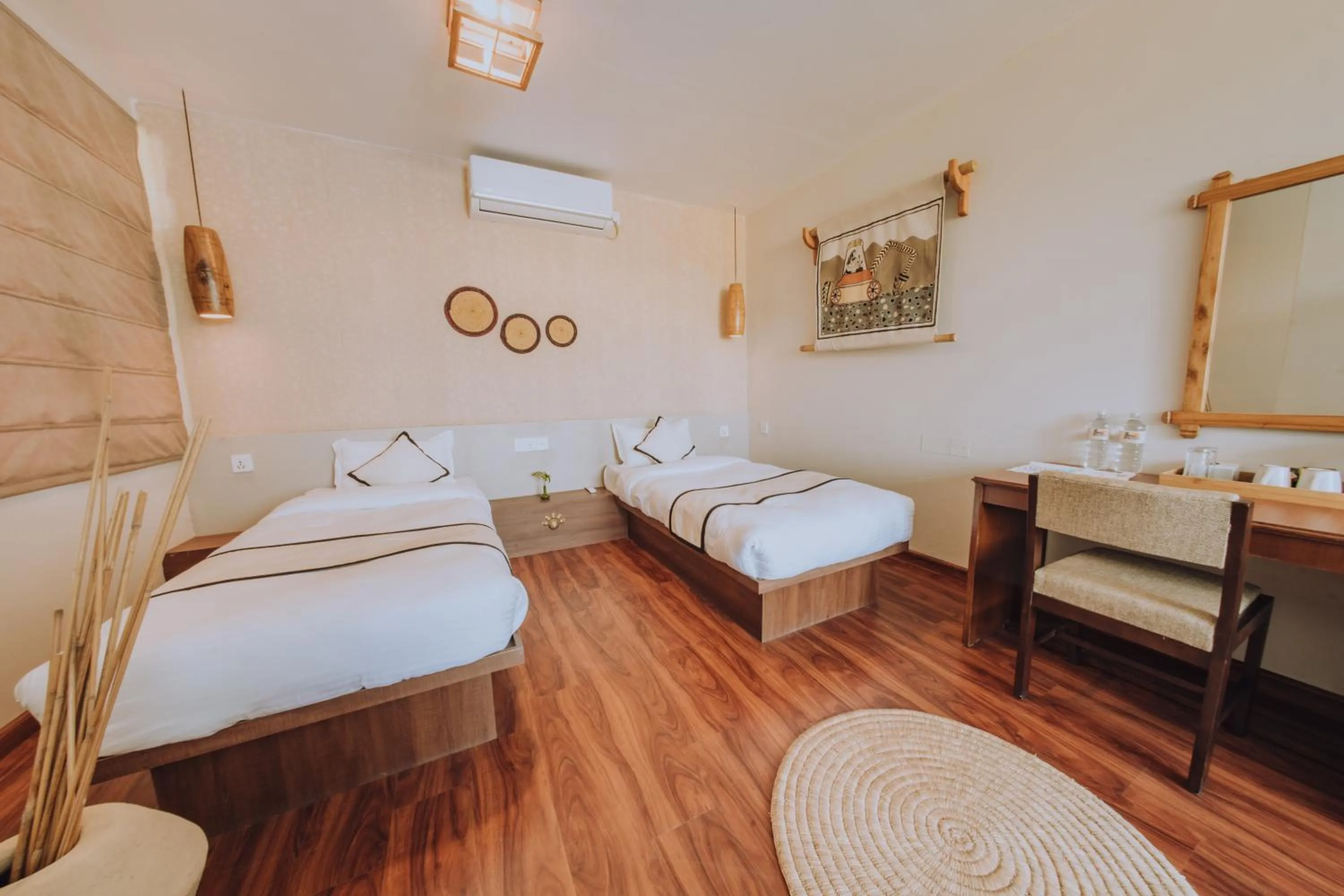 Bed in Machan Country Villa