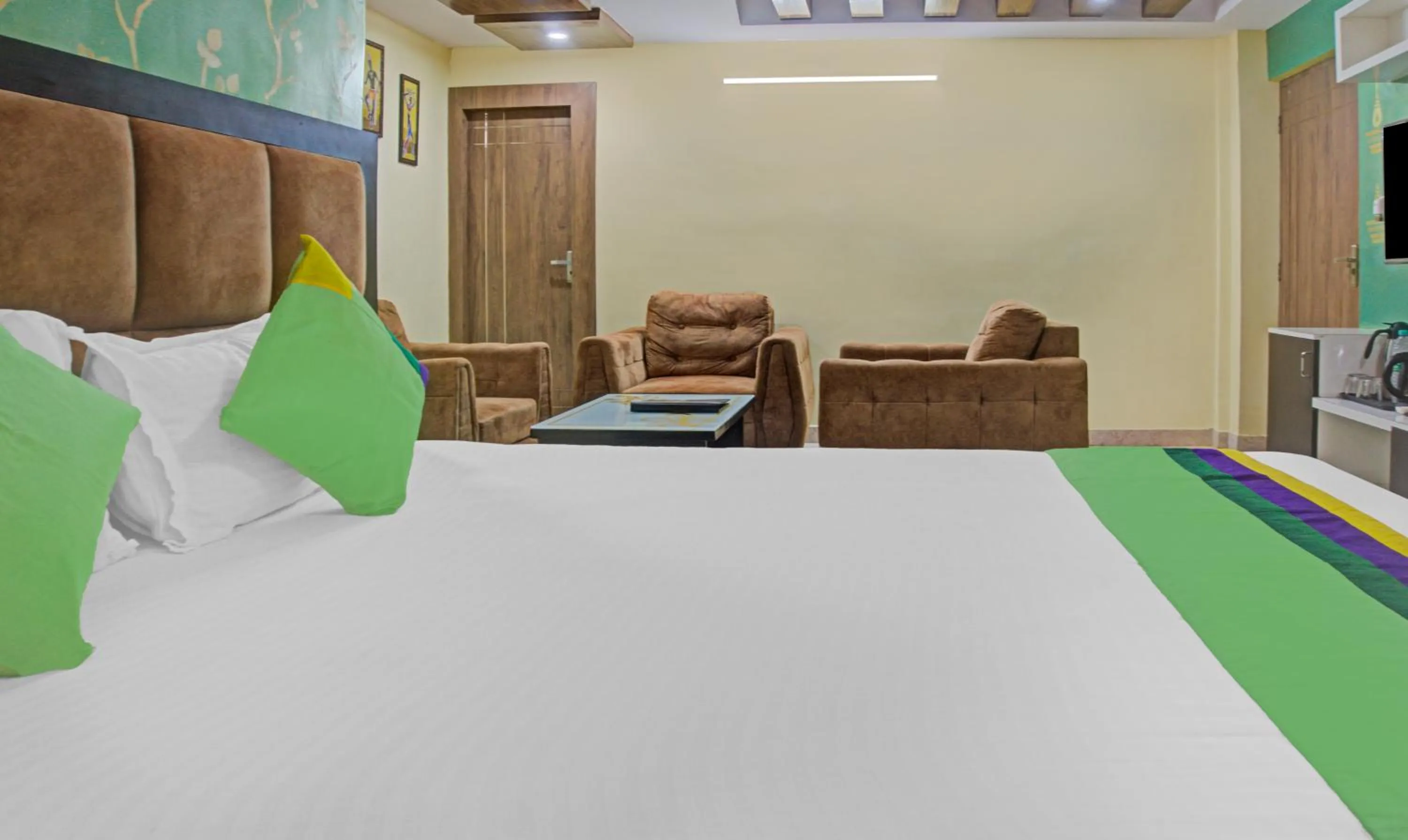 TV and multimedia, Bed in Hotel Prem Residency