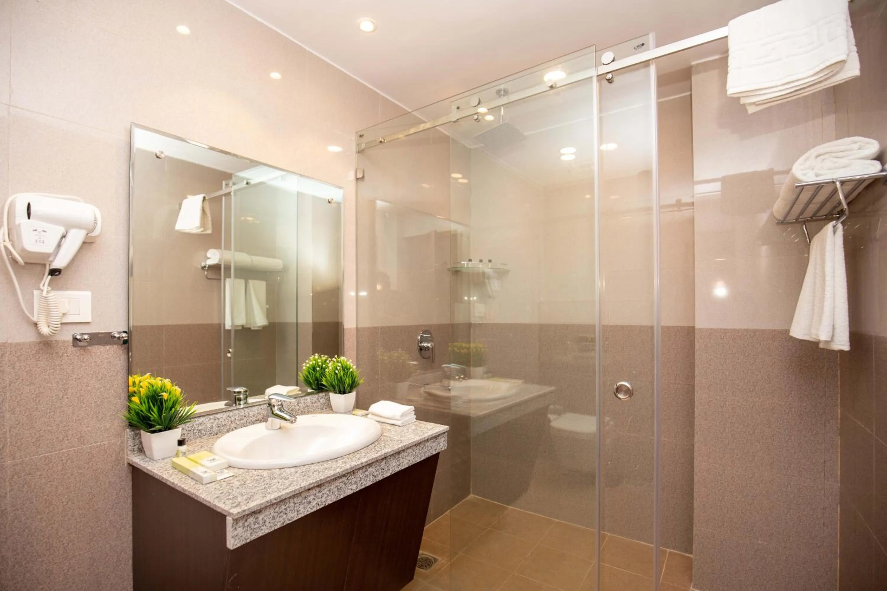 Bathroom in Hotel Palm International