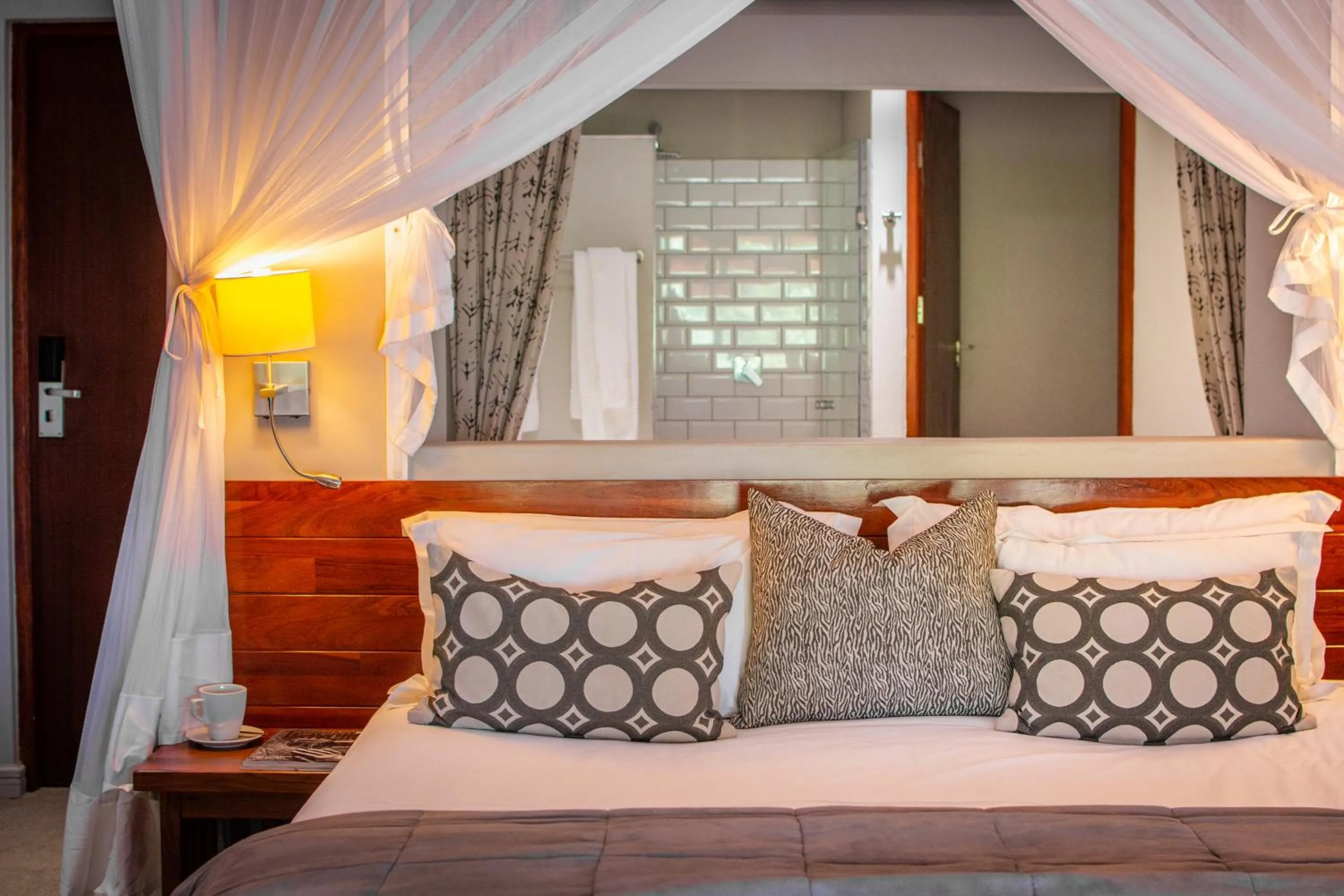Bed in The Chobe Safari Lodge