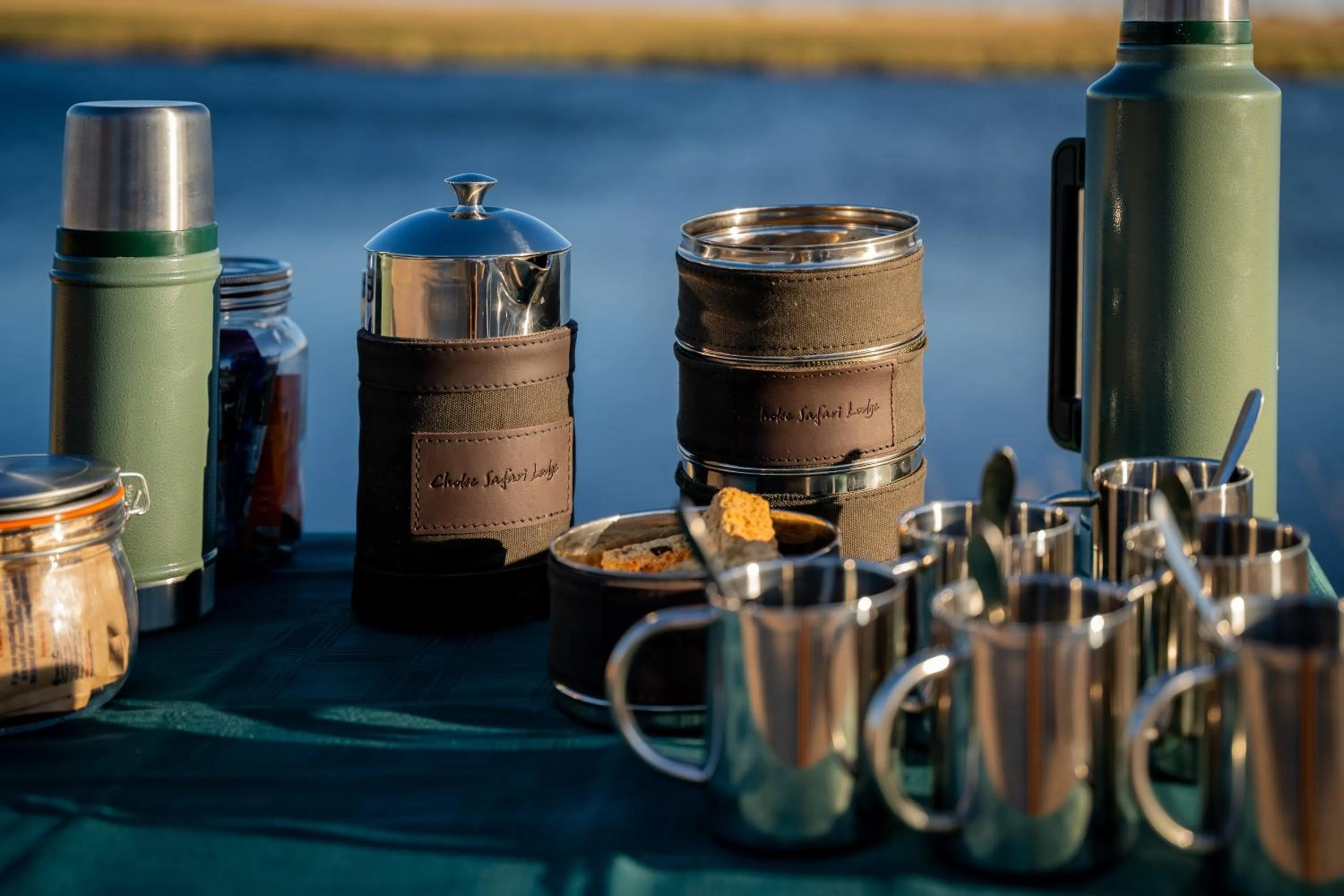 Food and drinks in The Chobe Safari Lodge
