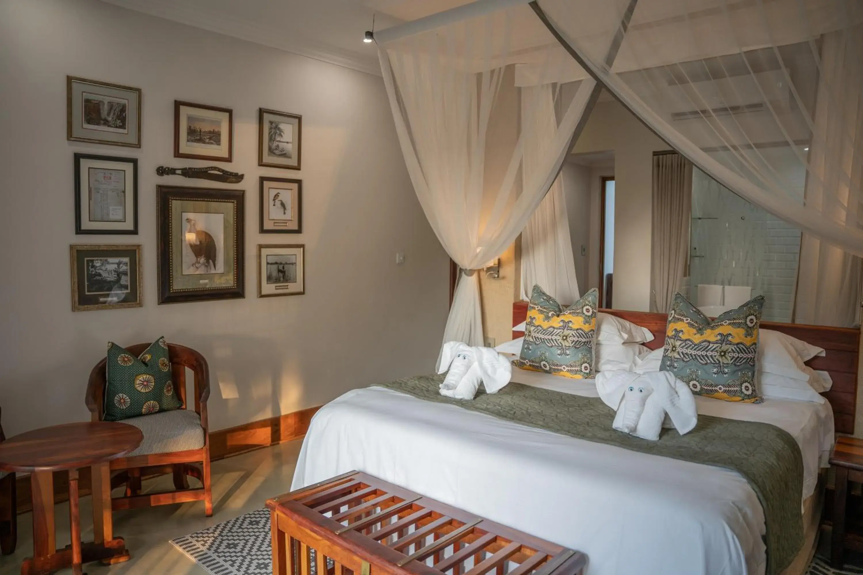 Twin Room with View - single occupancy in The Chobe Safari Lodge Twin Room with View - single occupancy in The Chobe Safari Lodge