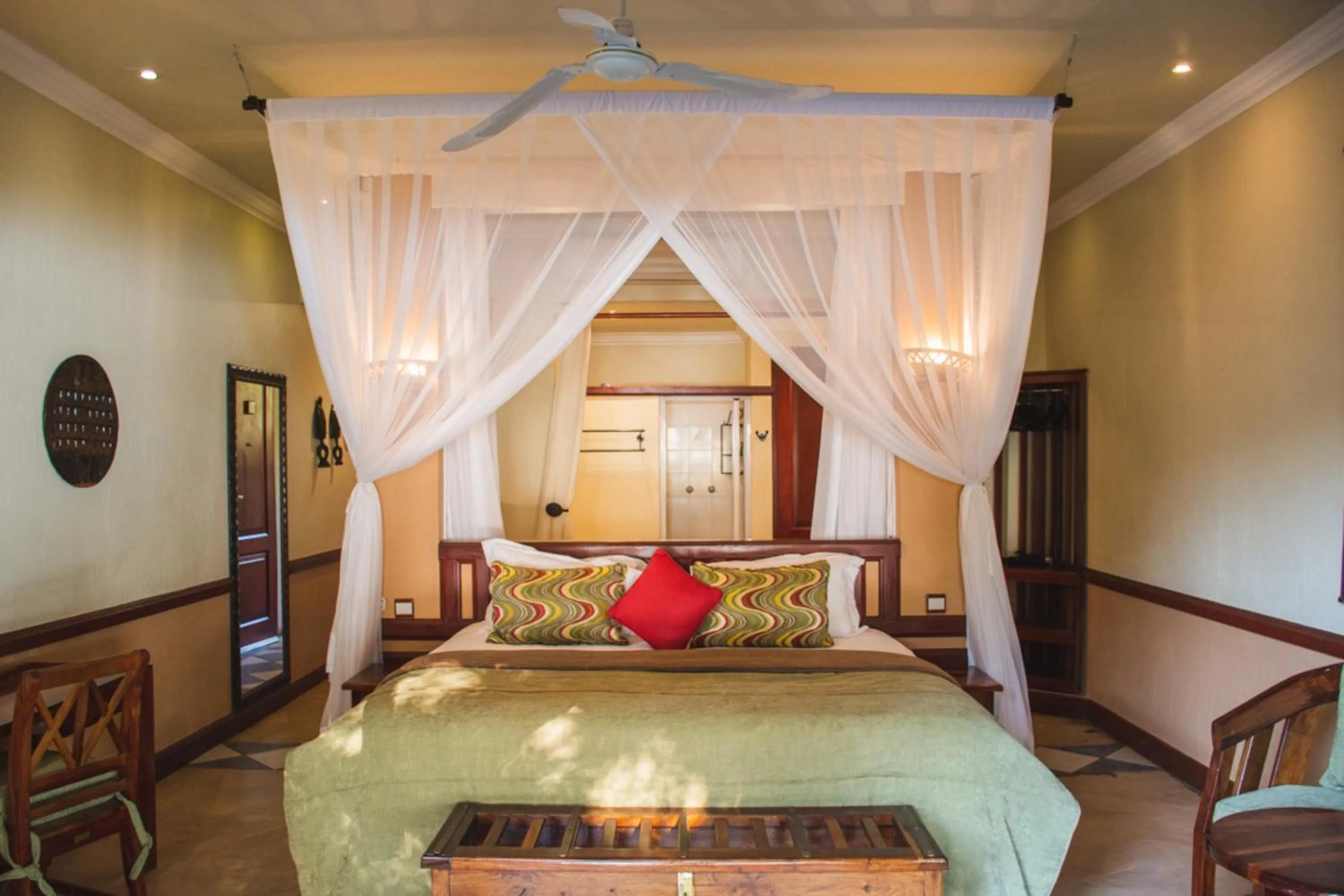 Bed in Chobe Safari Lodges