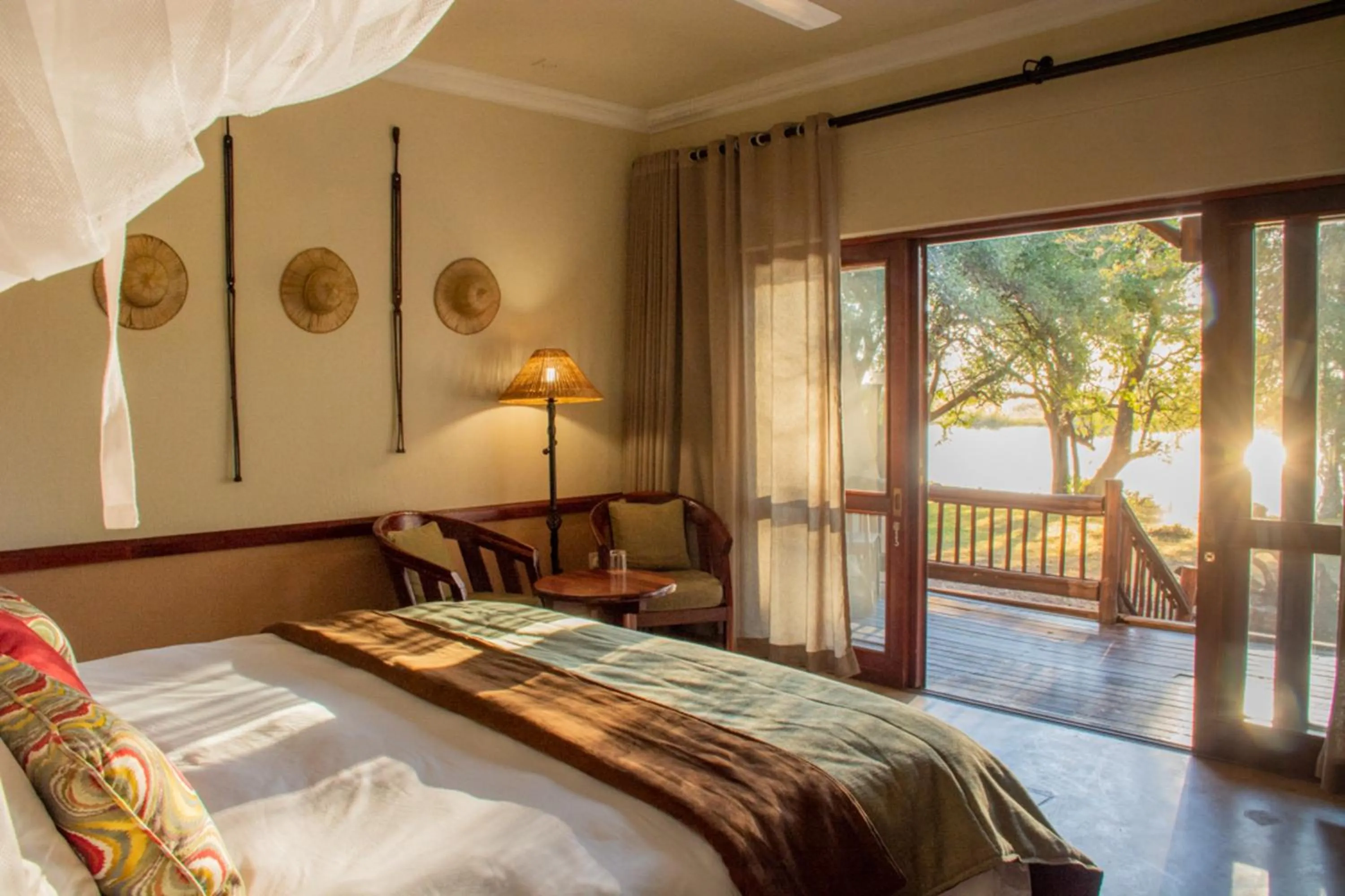 Photo of the whole room, Bed in Chobe Safari Lodges