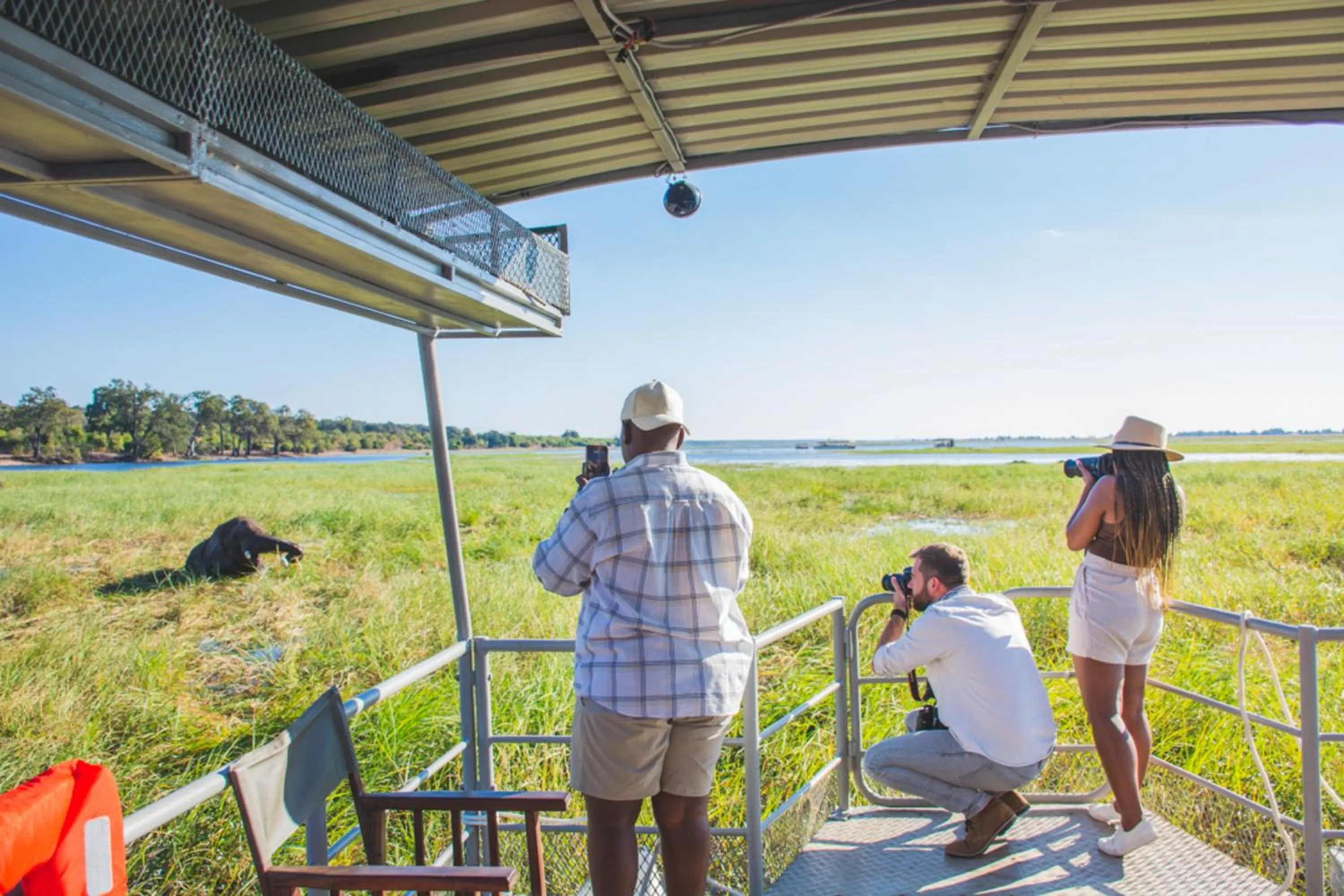 People in Chobe Safari Lodges