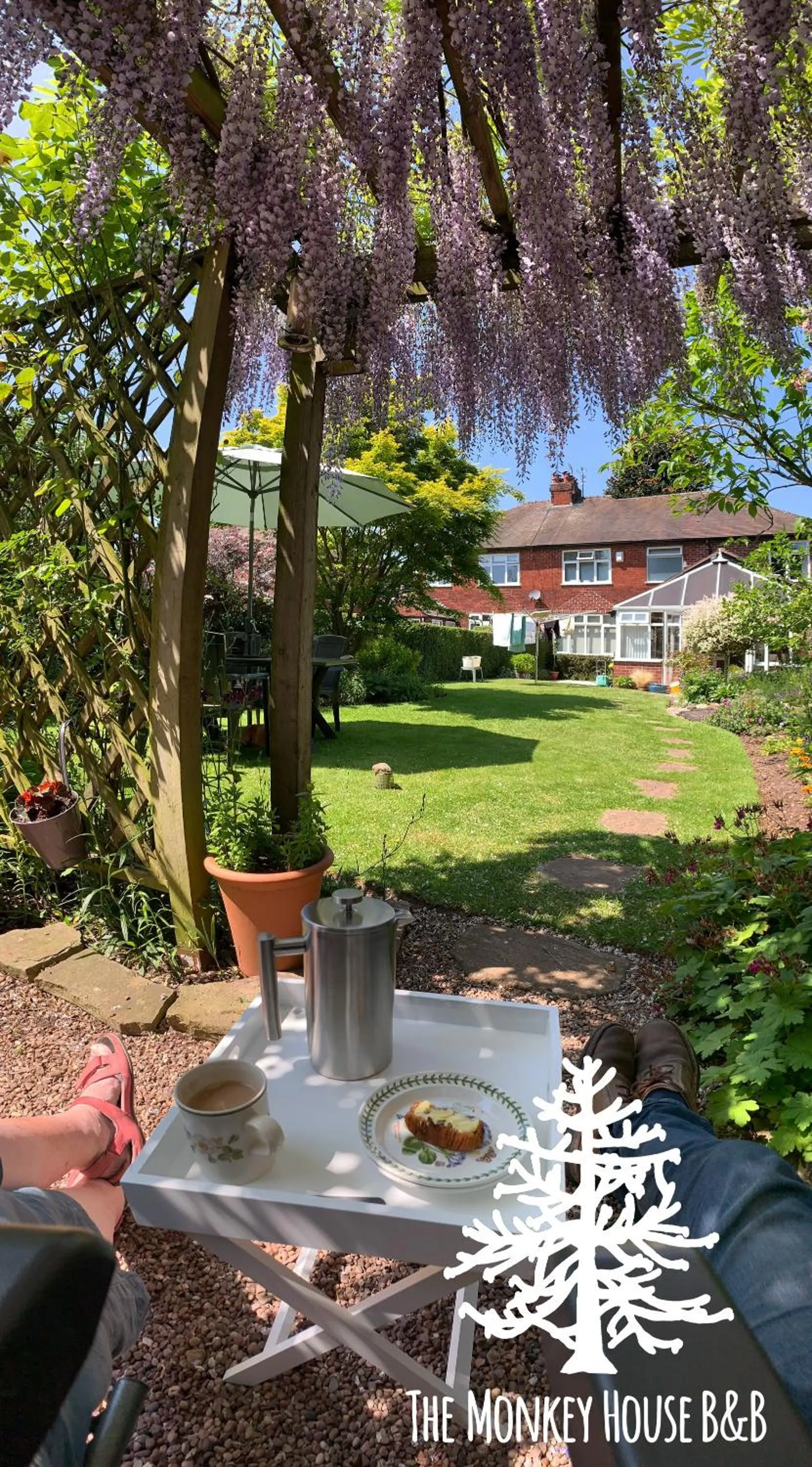 Garden in The Monkey House B&B