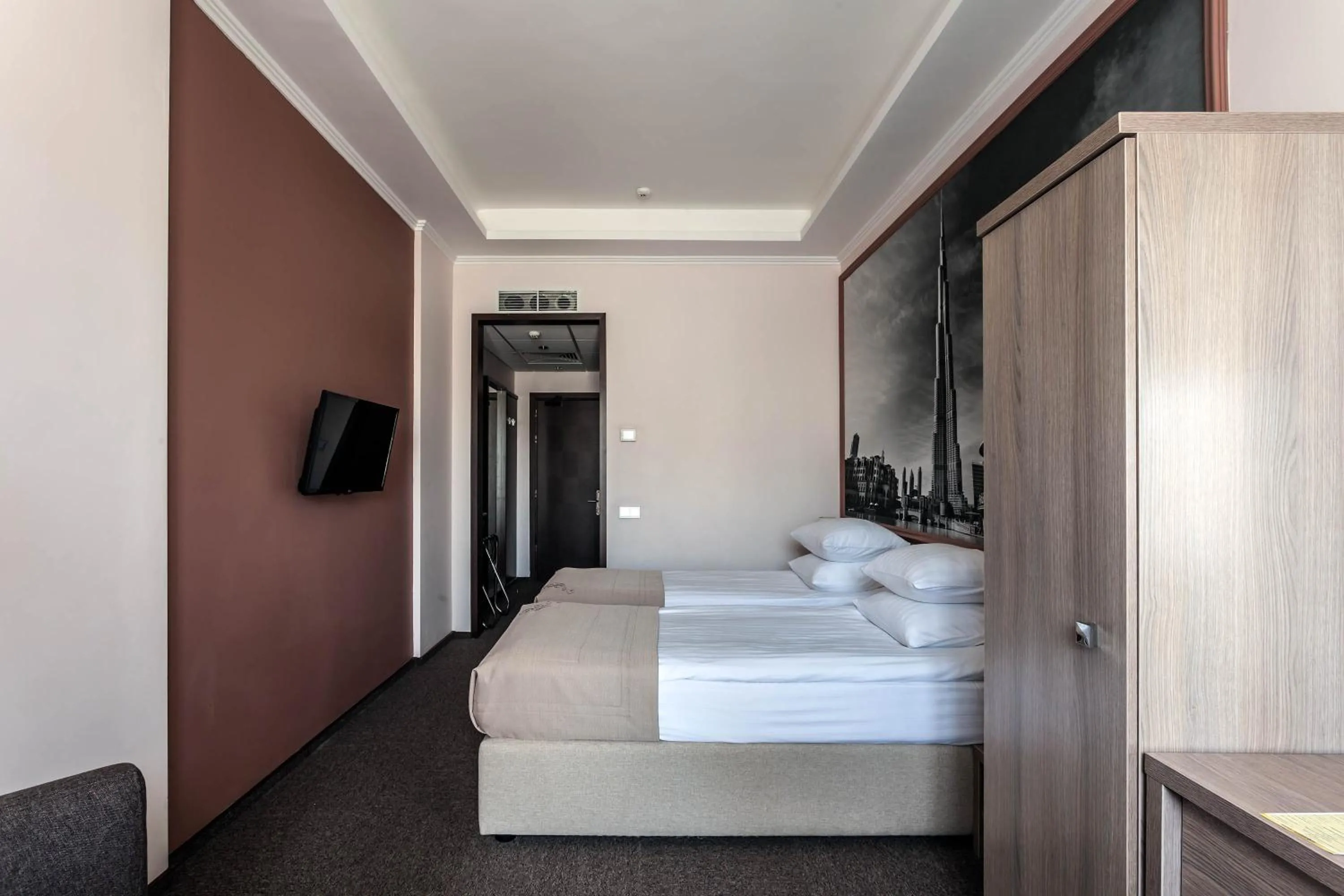Photo of the whole room, Bed in Rius Hotel Lviv