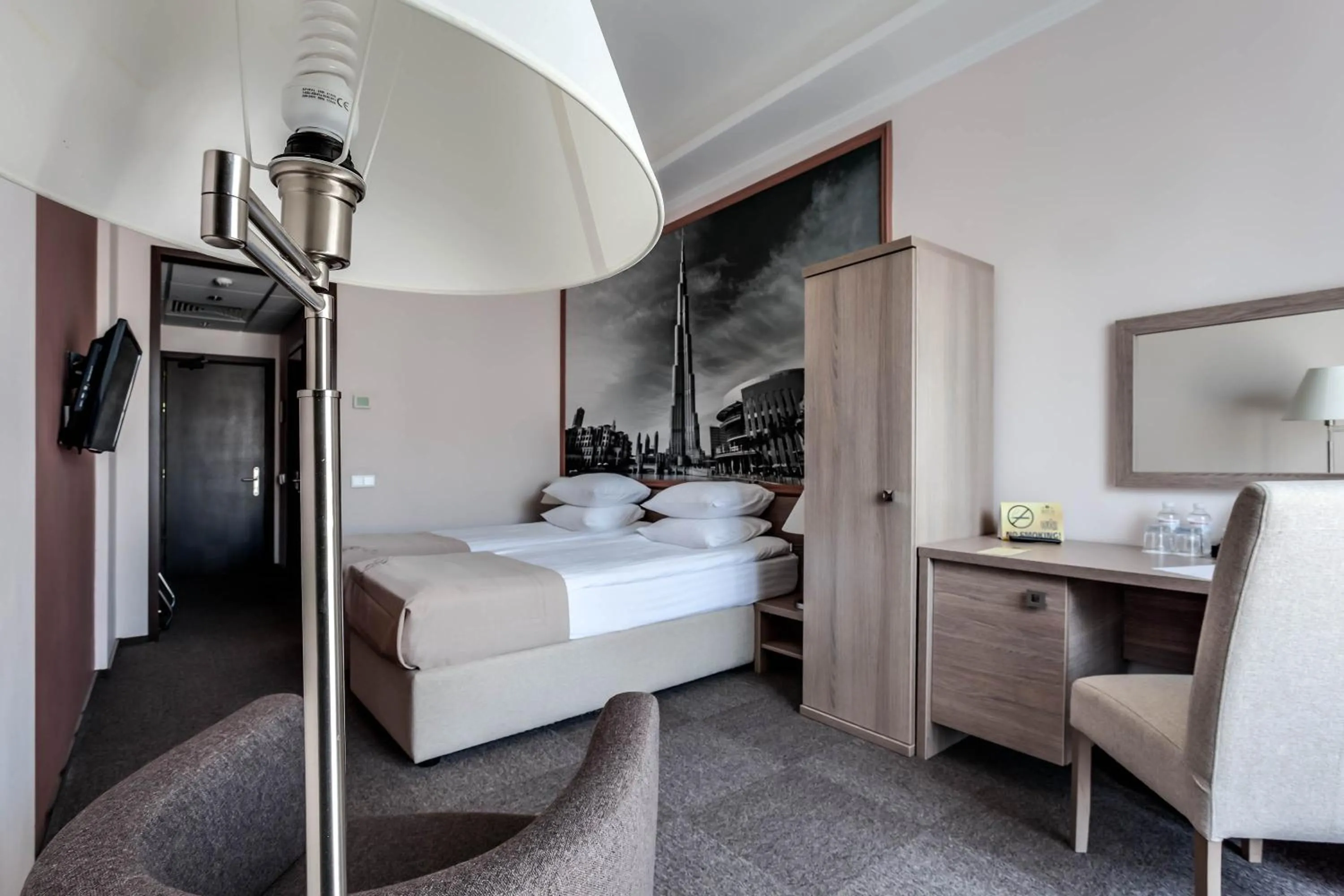 Photo of the whole room, Bed in Rius Hotel Lviv