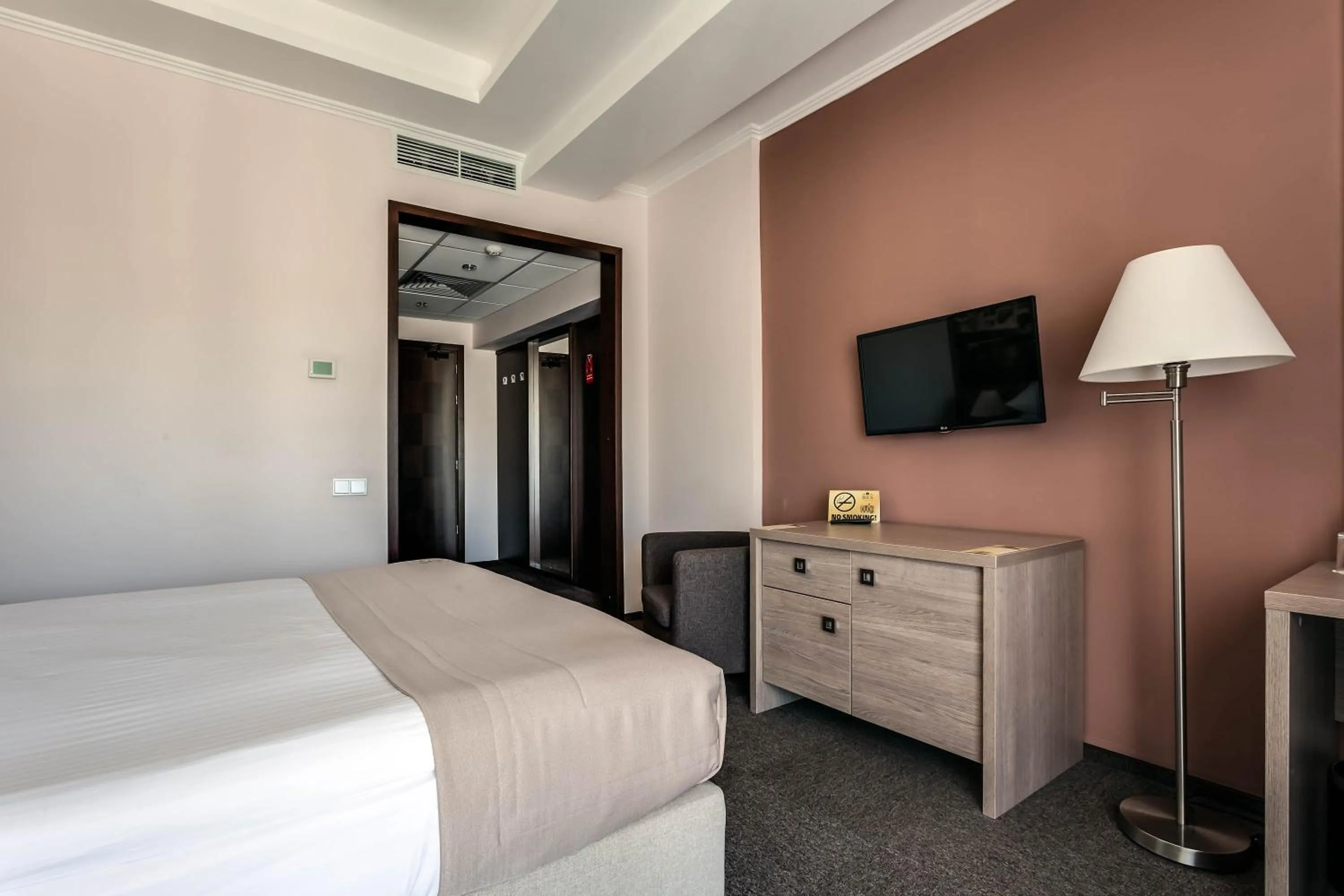 Photo of the whole room, Bed in Rius Hotel Lviv