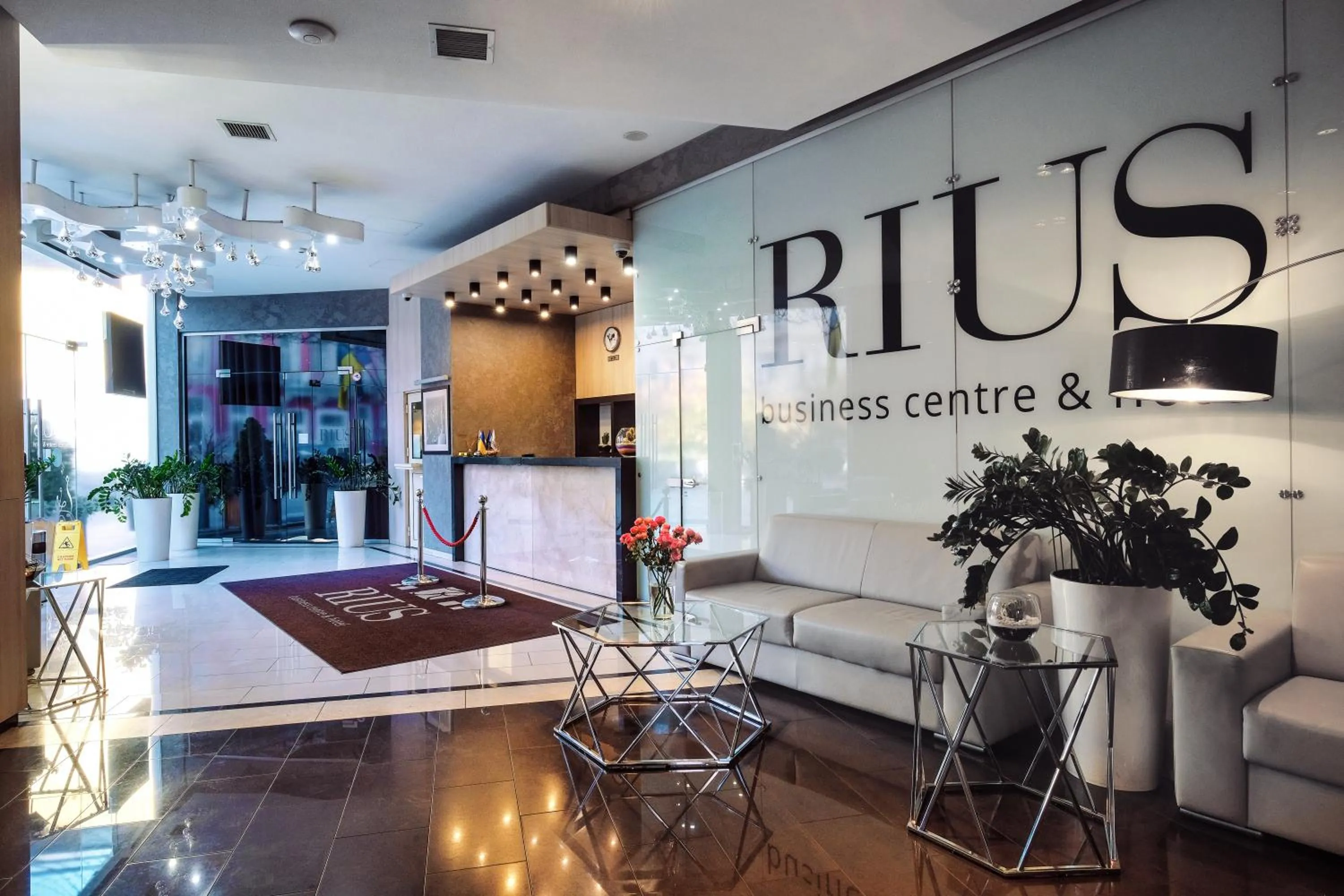 Lobby or reception in Rius Hotel Lviv