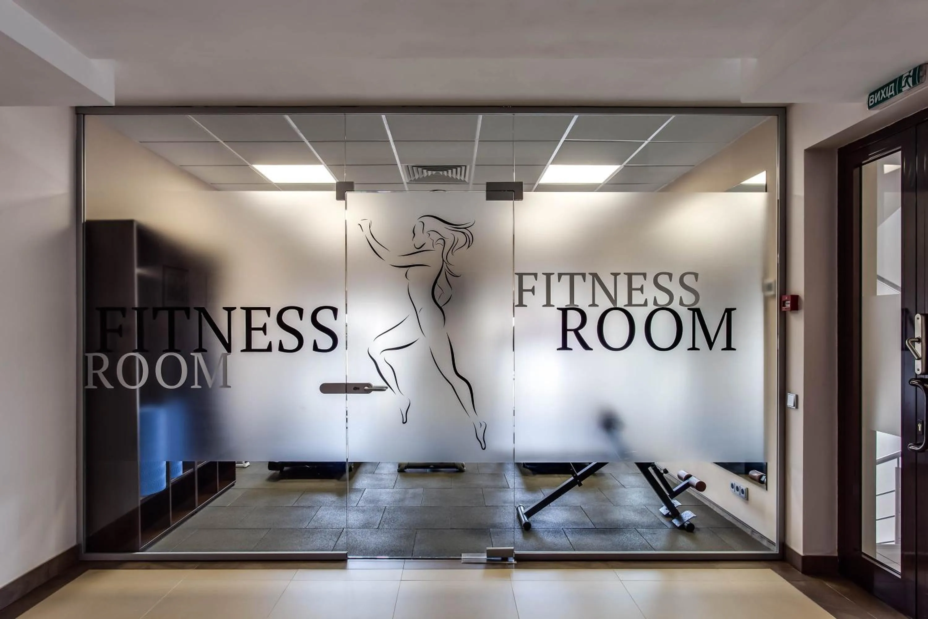 Fitness centre/facilities in Rius Hotel Lviv