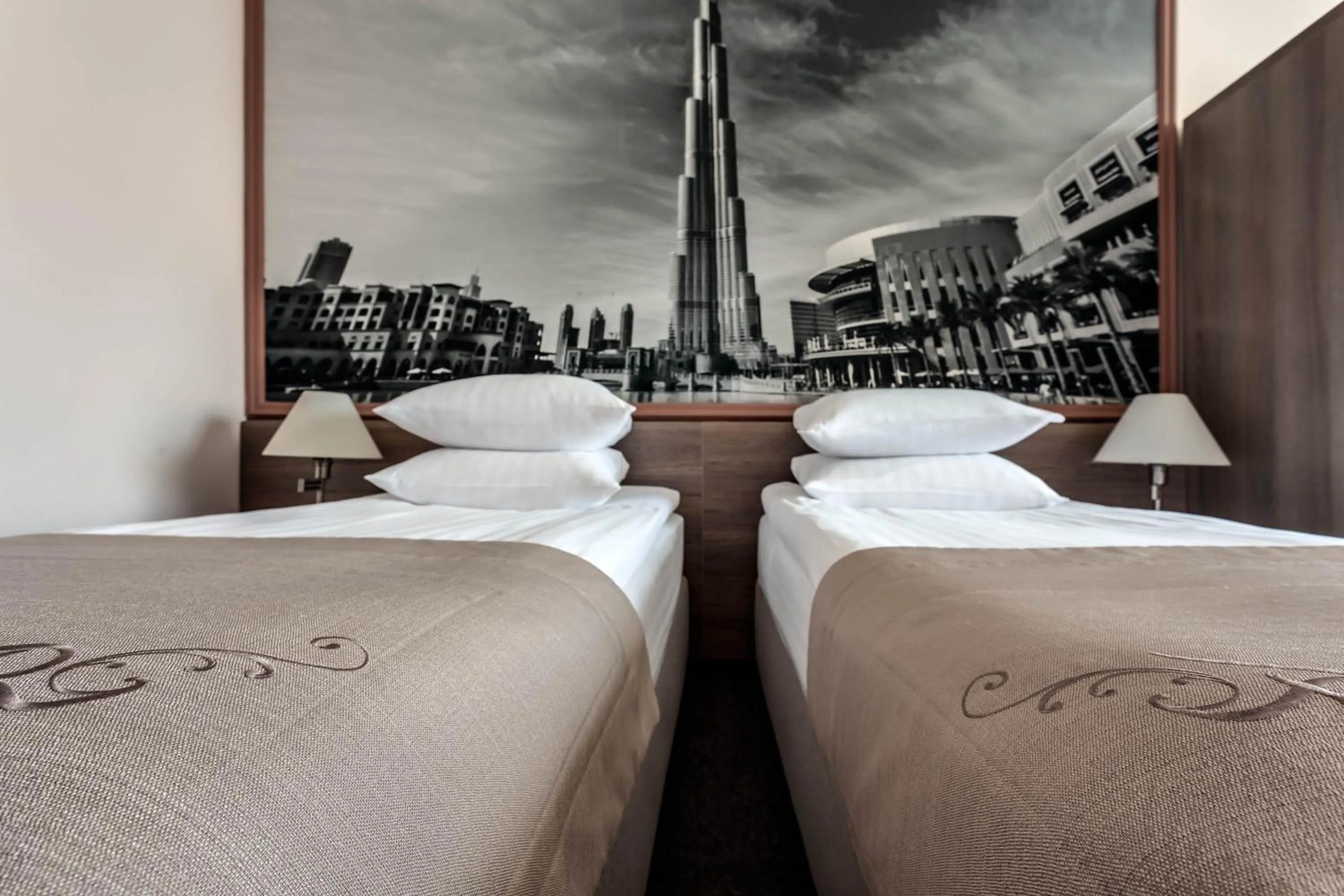 Photo of the whole room, Bed in Rius Hotel Lviv