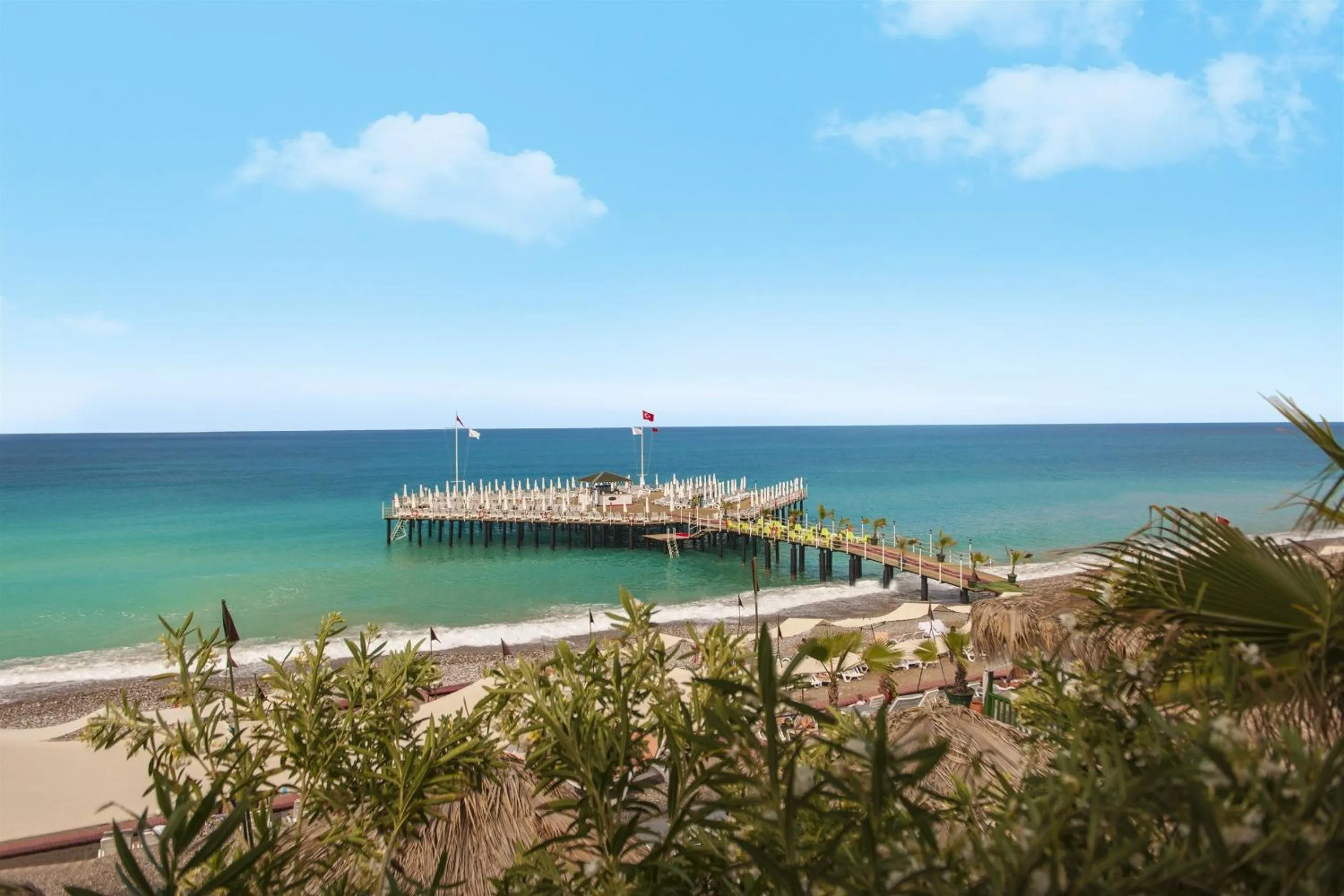 Beach in Botanik Platinum Hotel