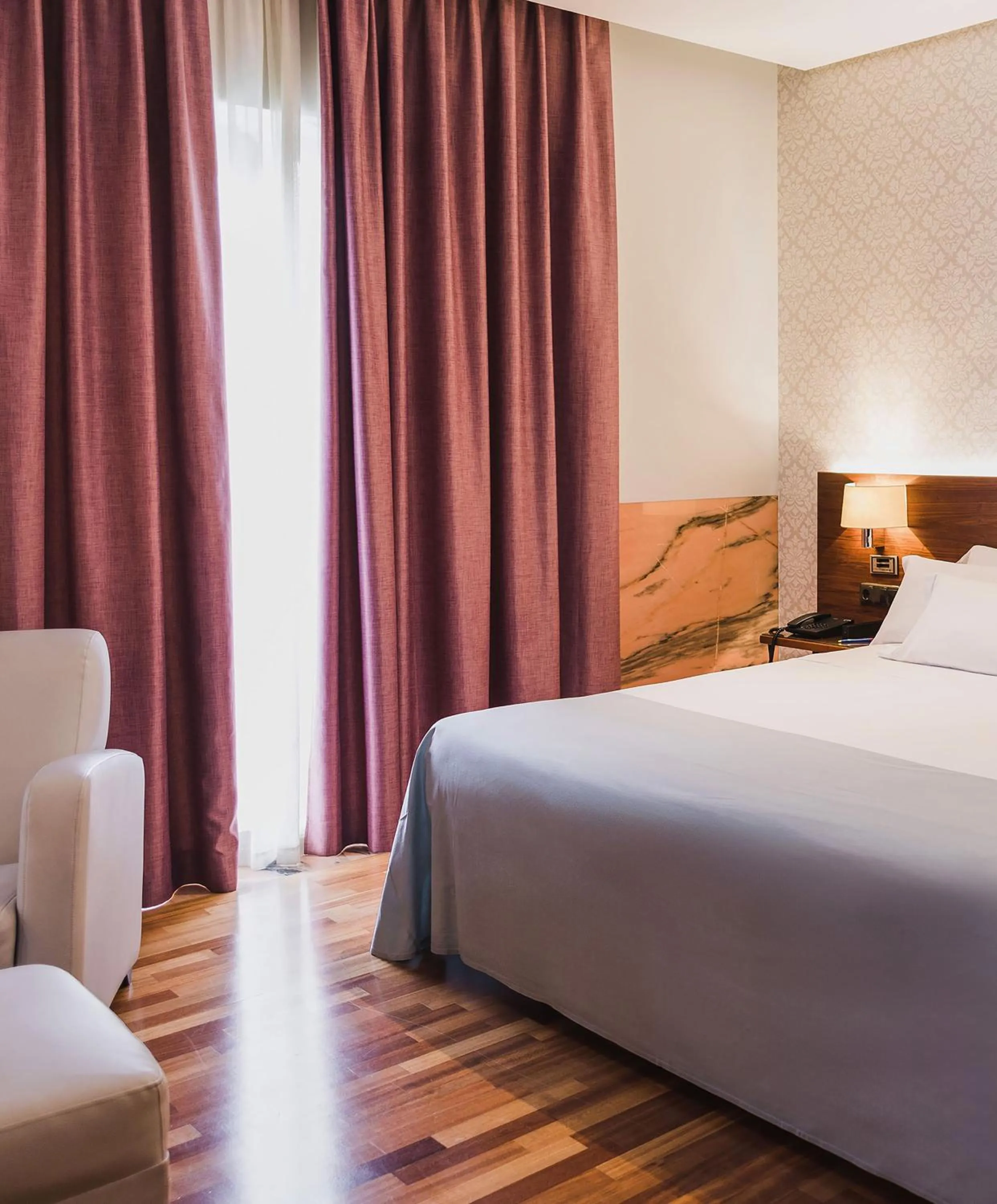 Bed in Hotel Murcia Rincón de Pepe Affiliated by Meliá