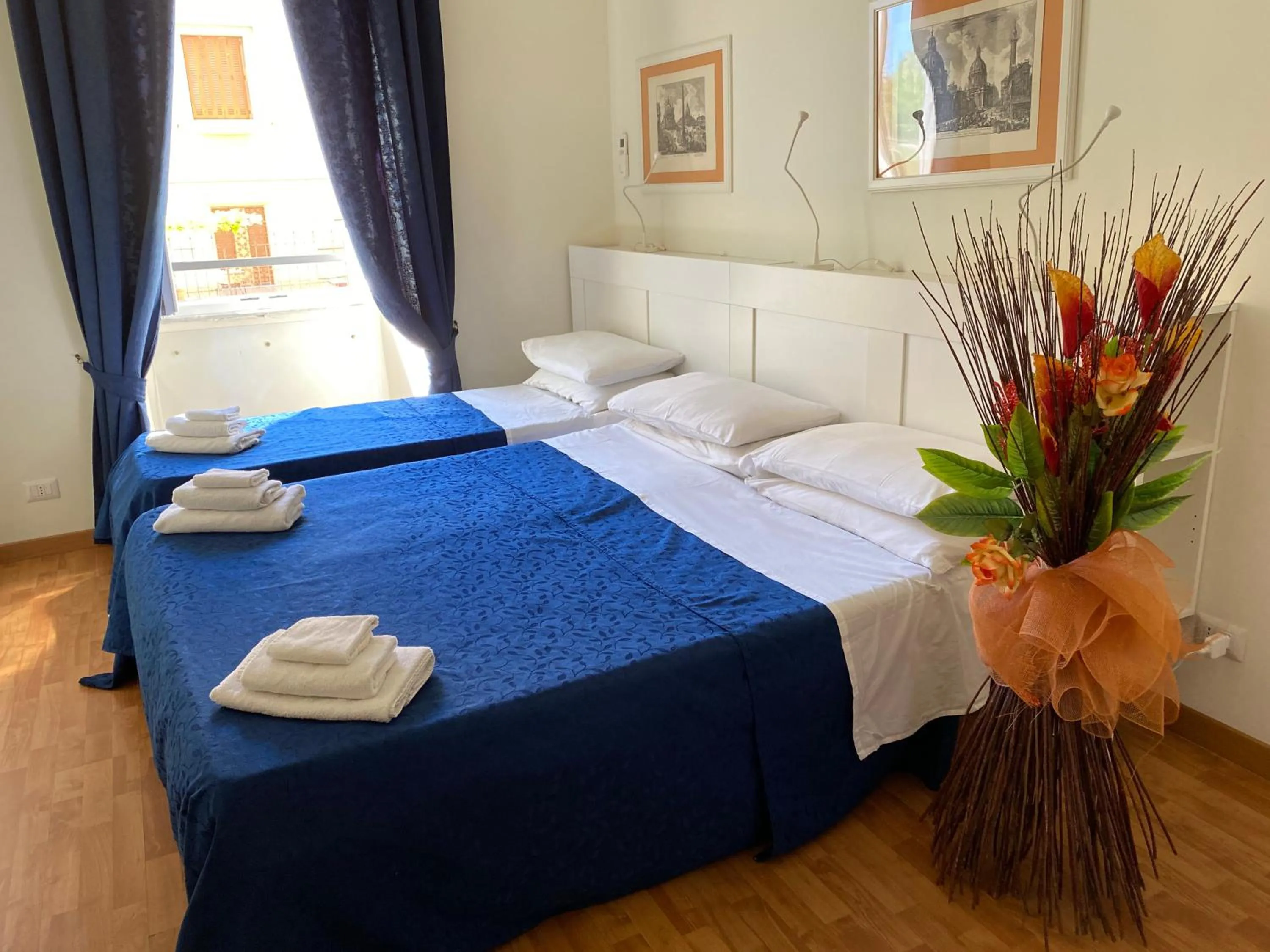 Bed in Otium Maecenatis Apartments