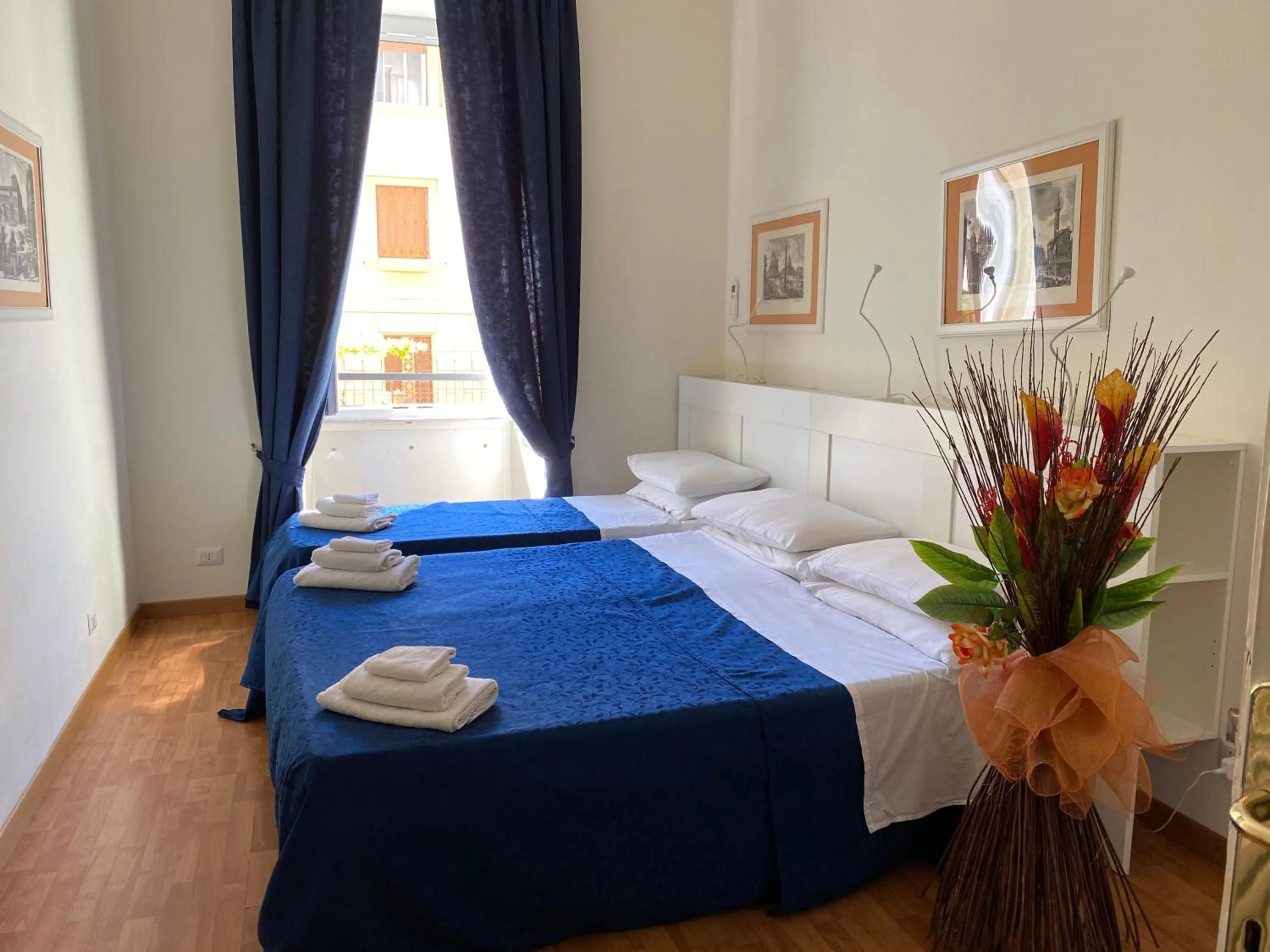 Bed in Otium Maecenatis Apartments