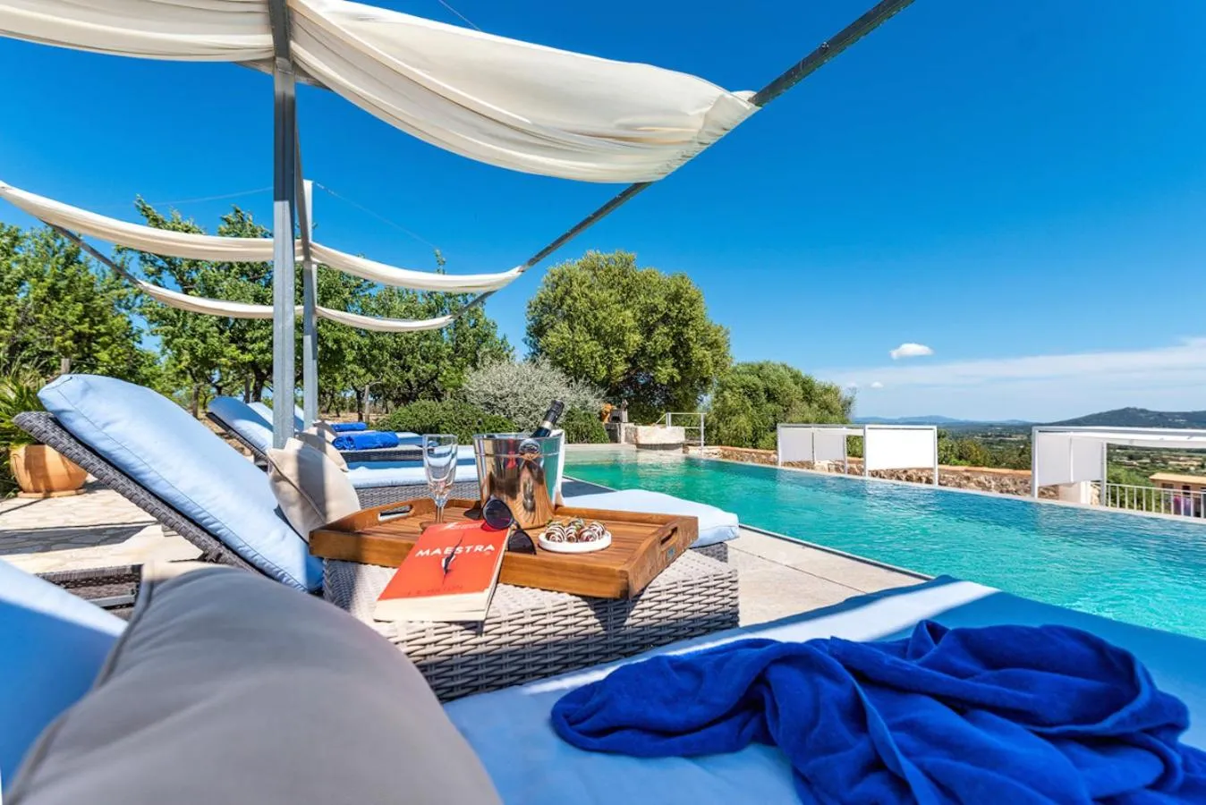 Swimming pool in Finca Son Arnau