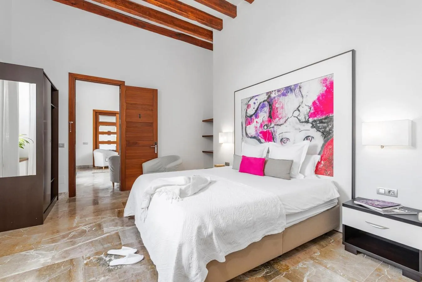 Bed in Finca Son Arnau