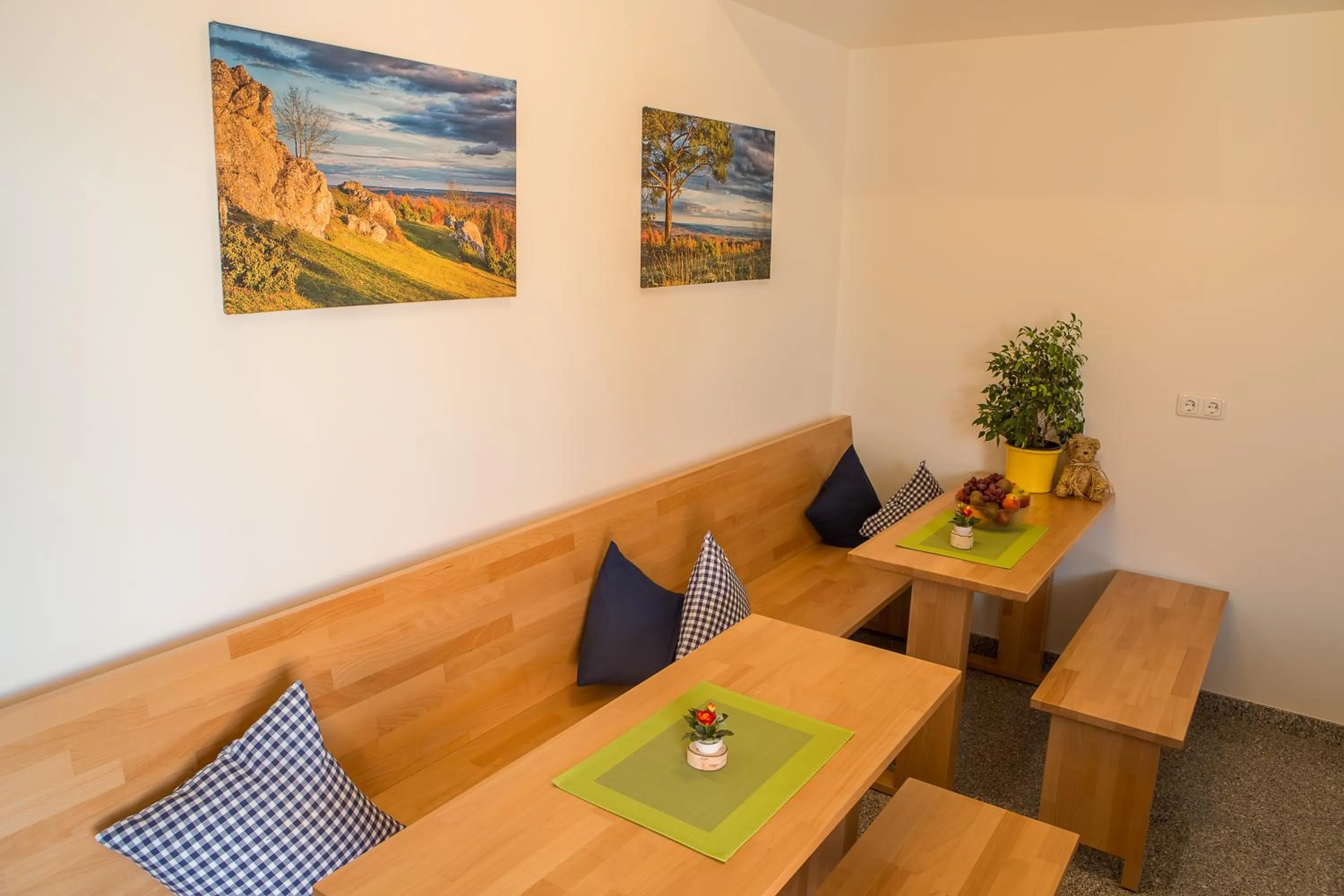 Communal kitchen in Landgasthof Weberhans