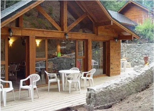 Patio in Casa Del Bosque Aparts