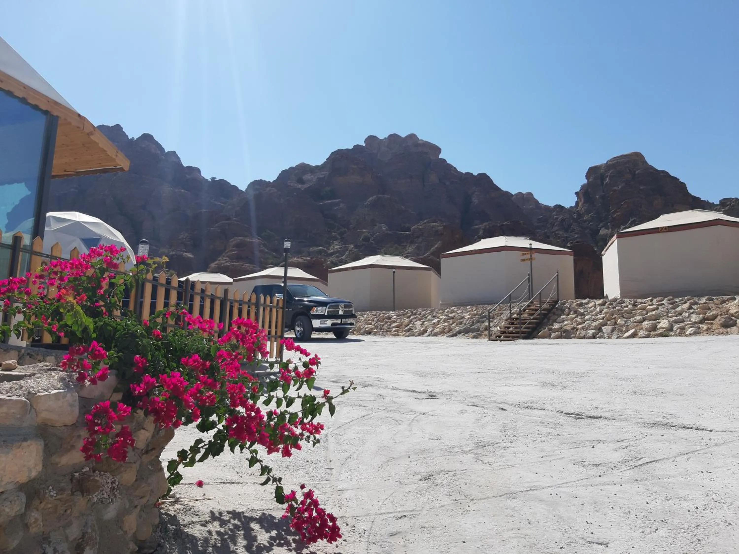 Guests in The Rock Camp Petra