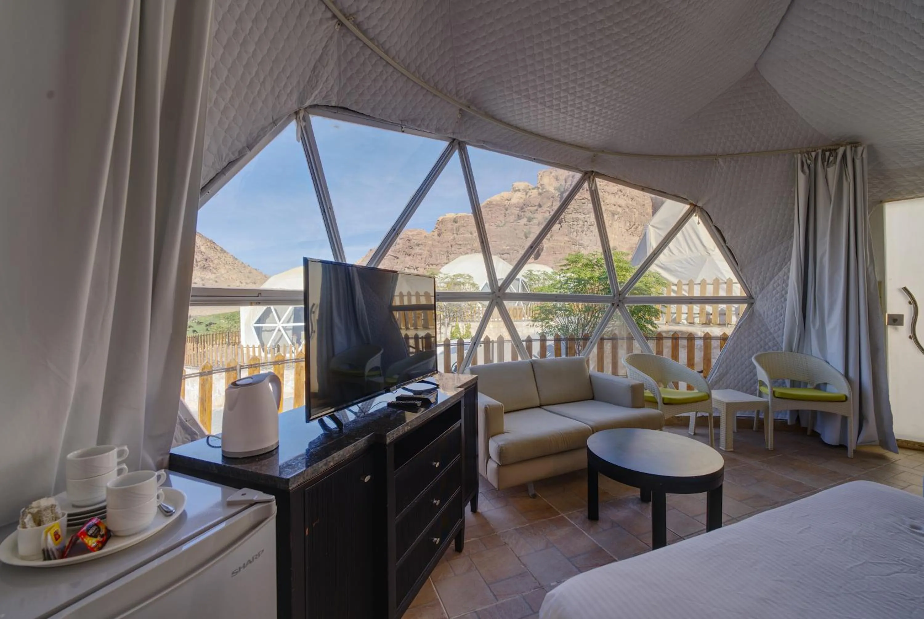 furniture, Bed in The Rock Camp Petra