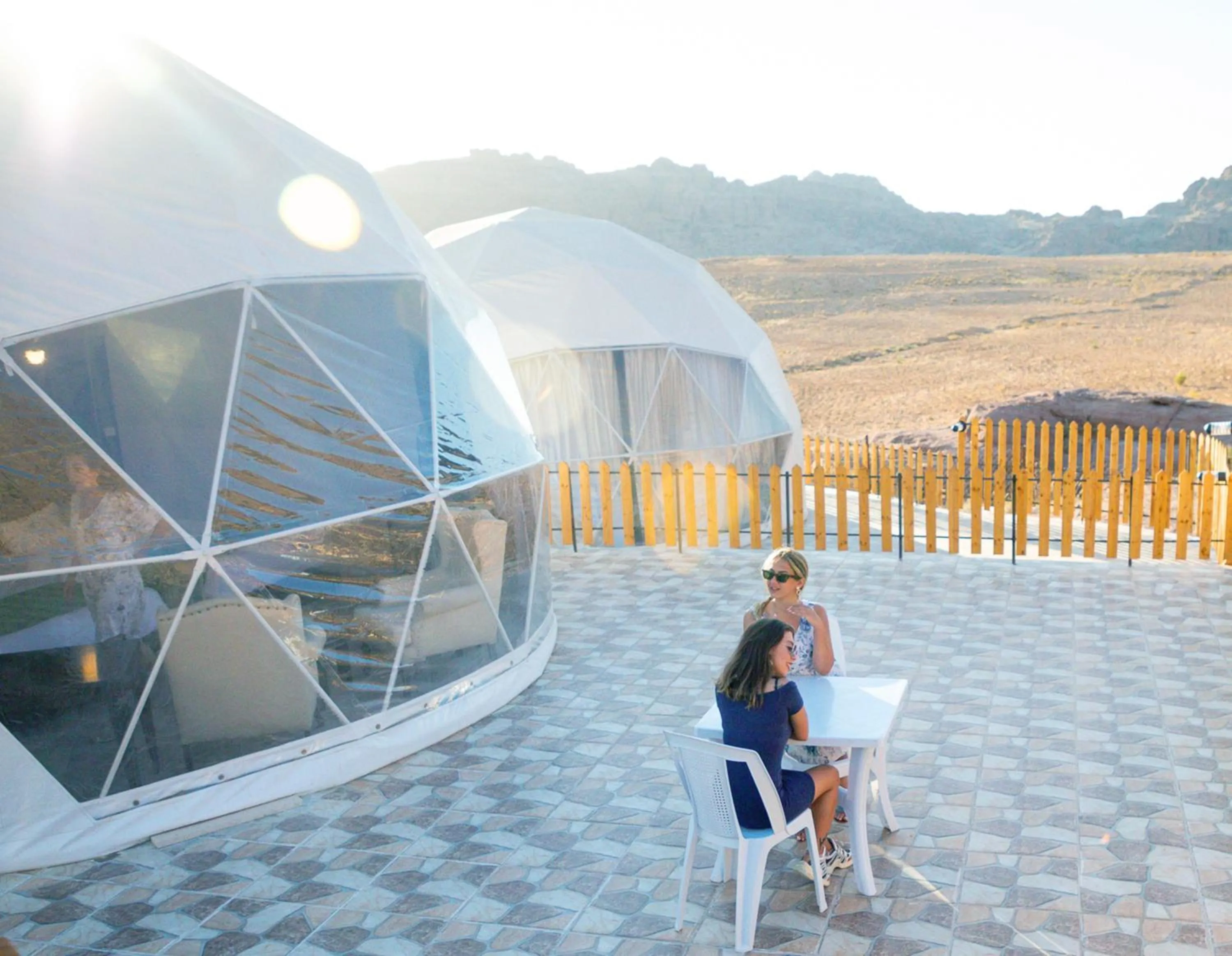 Guests in The Rock Camp Petra