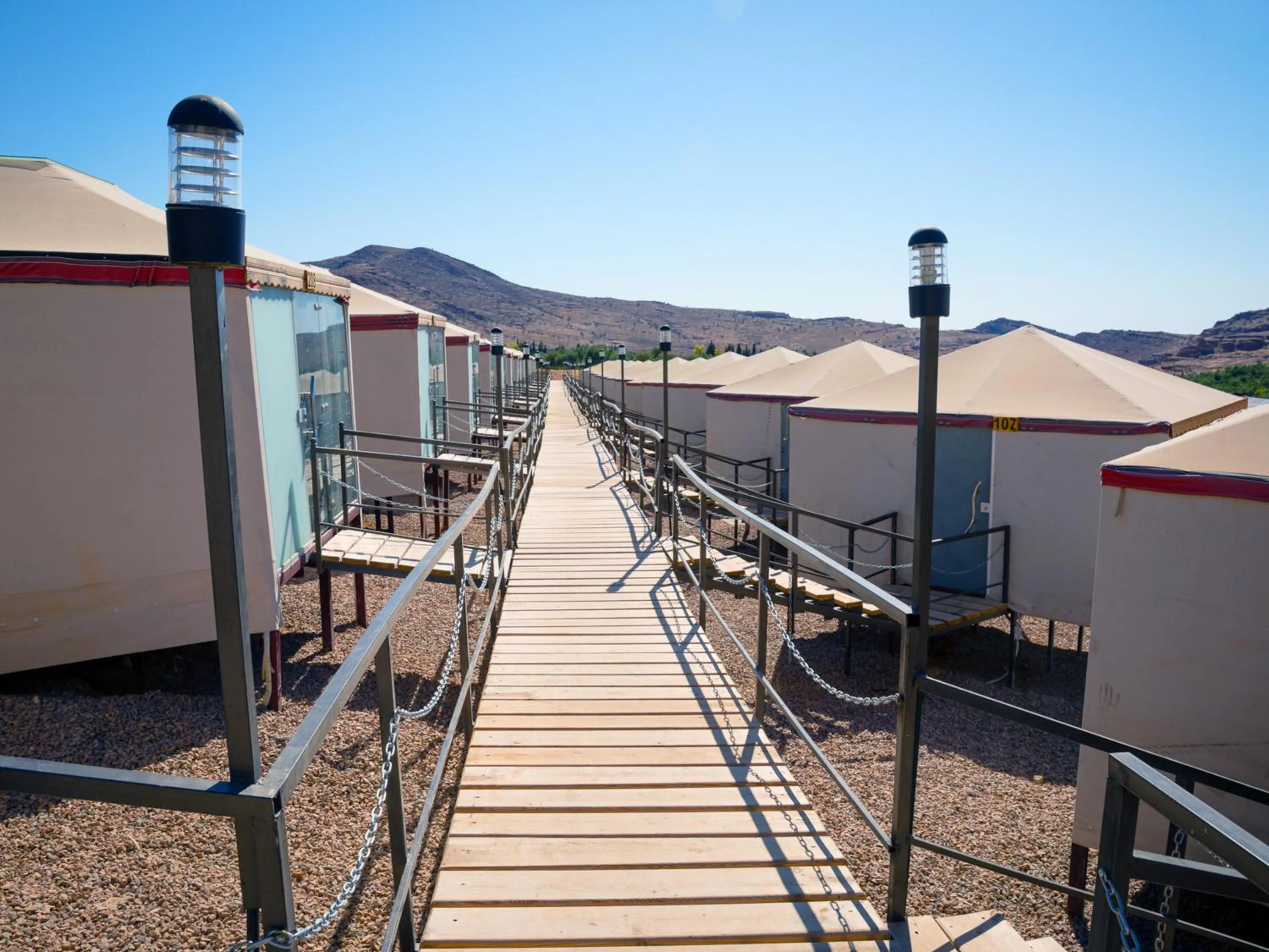 Guests in The Rock Camp Petra