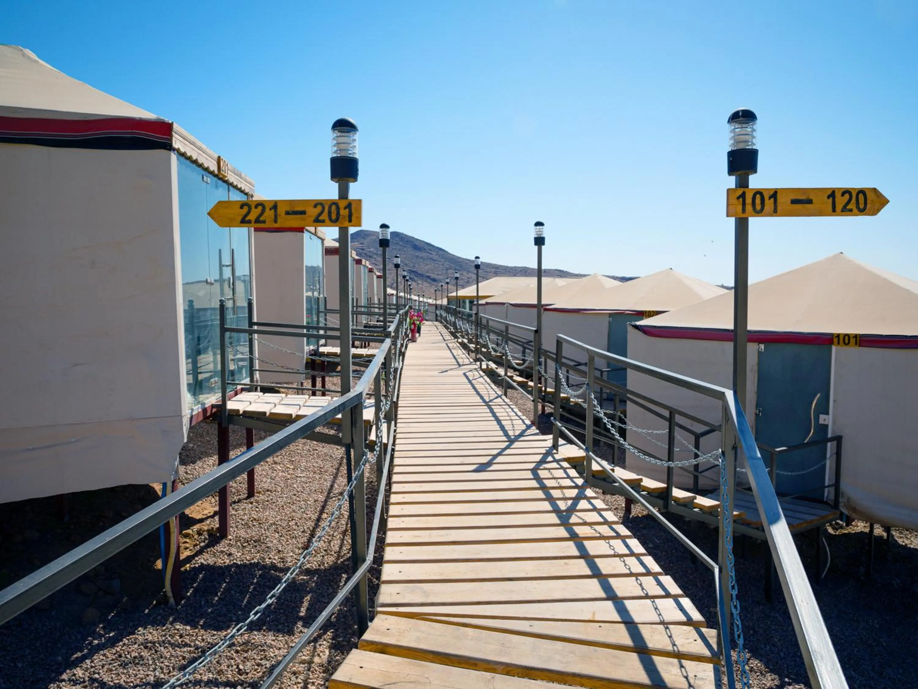 Guests in The Rock Camp Petra