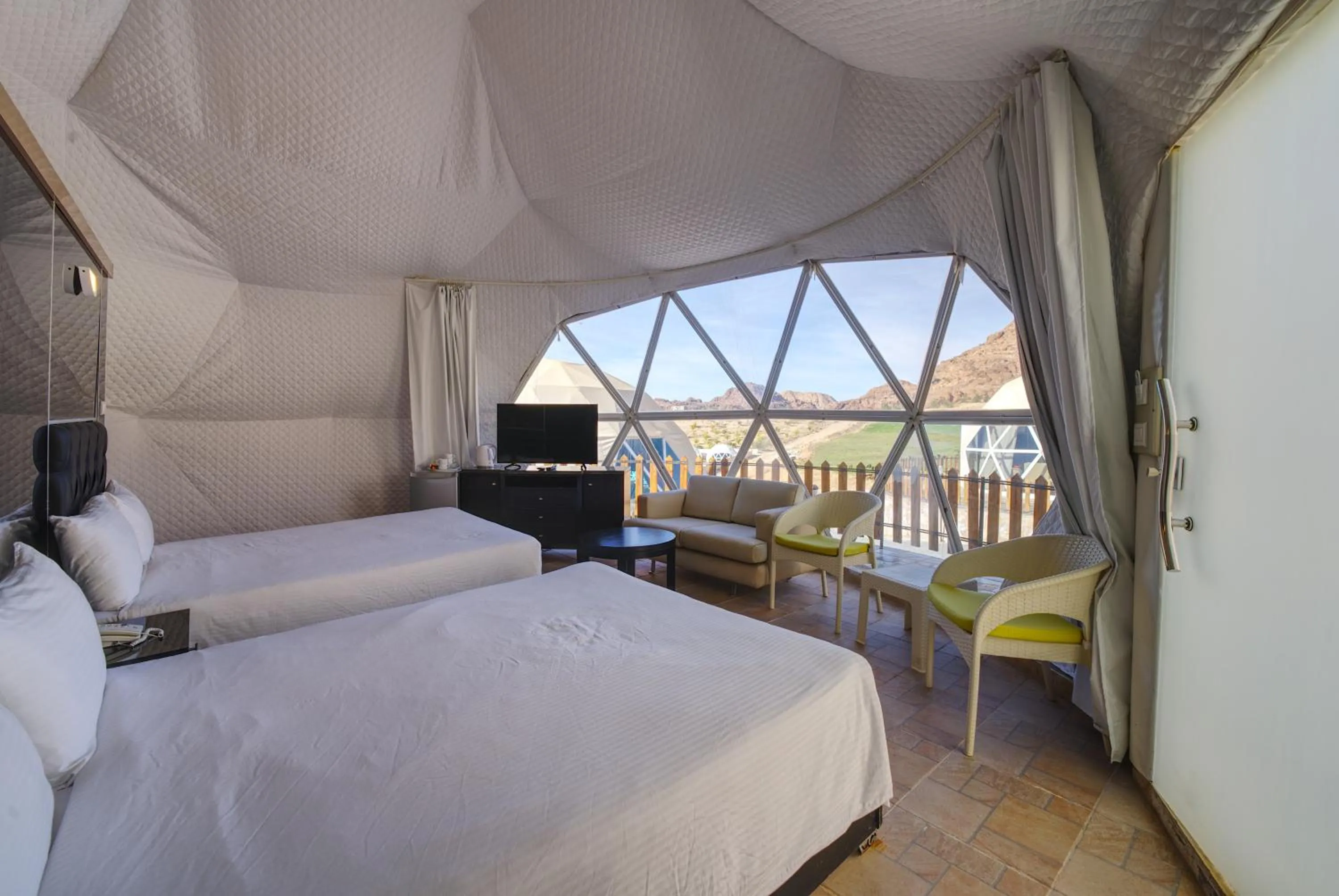 furniture, Bed in The Rock Camp Petra