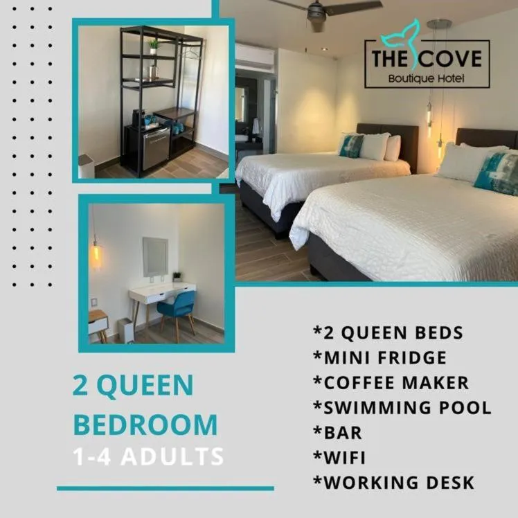 Bedroom, Bed in The Cove Boutique Hotel Adults Only