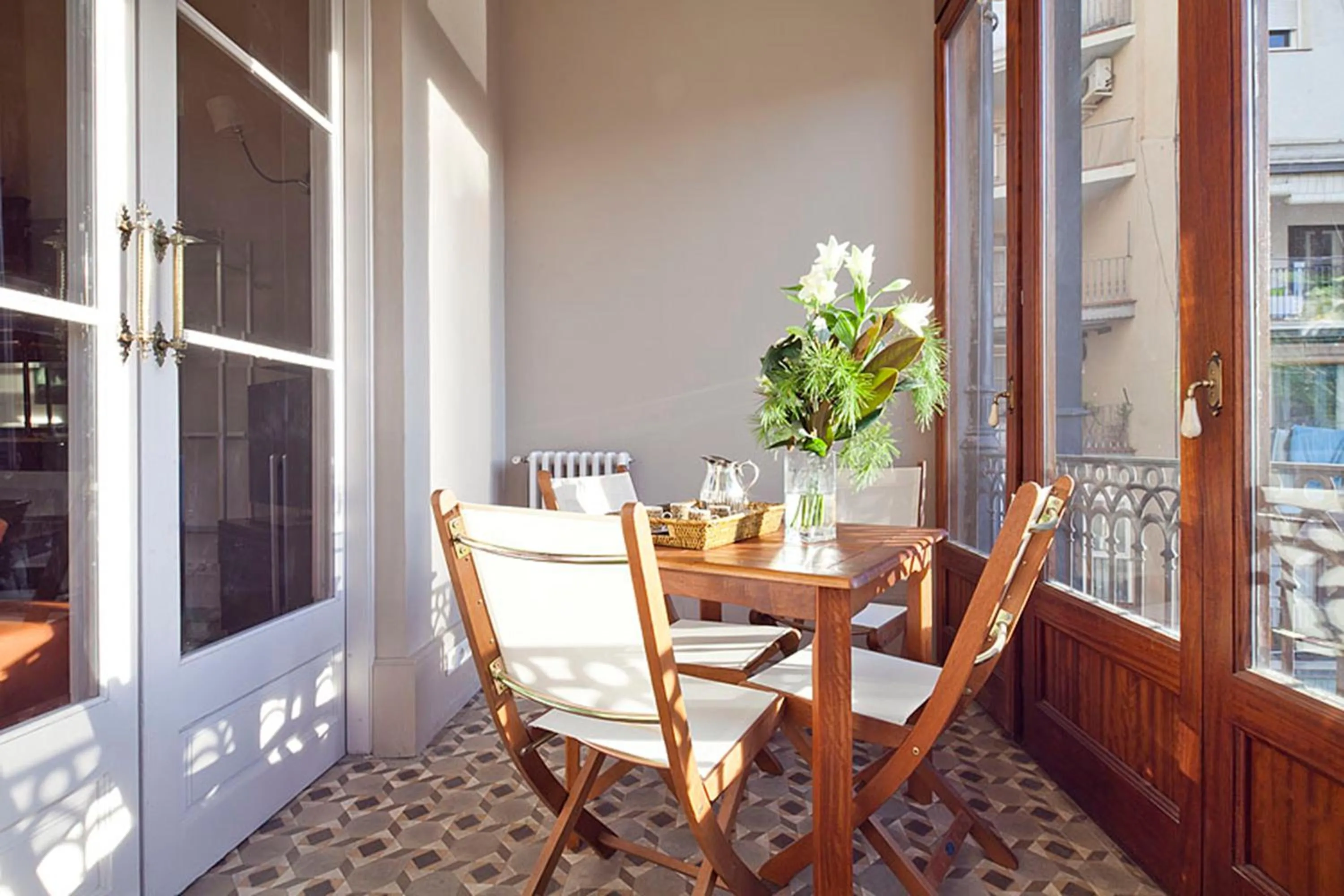 Living room in My Space Barcelona Rambla Catalunya Center