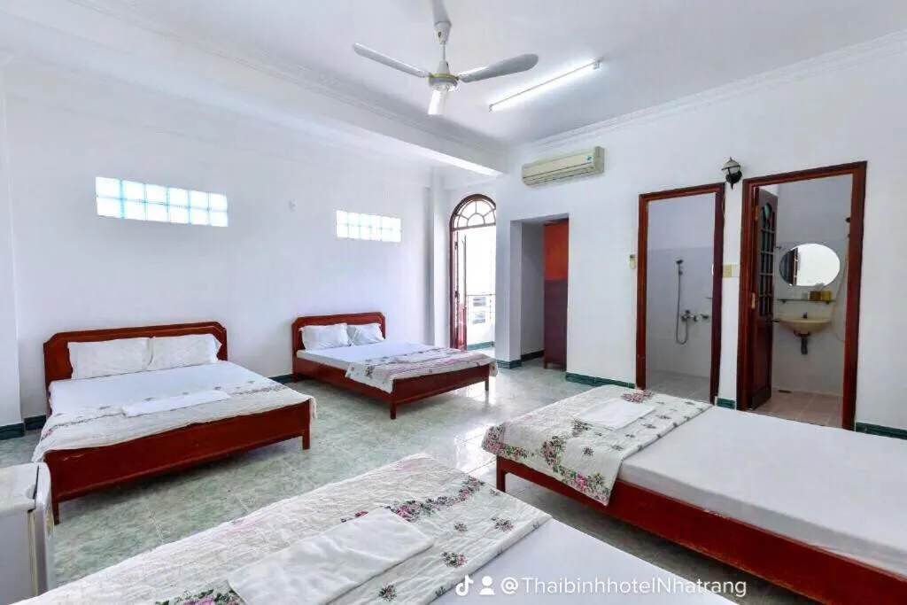 Bed in Khách sạn Thái Bình