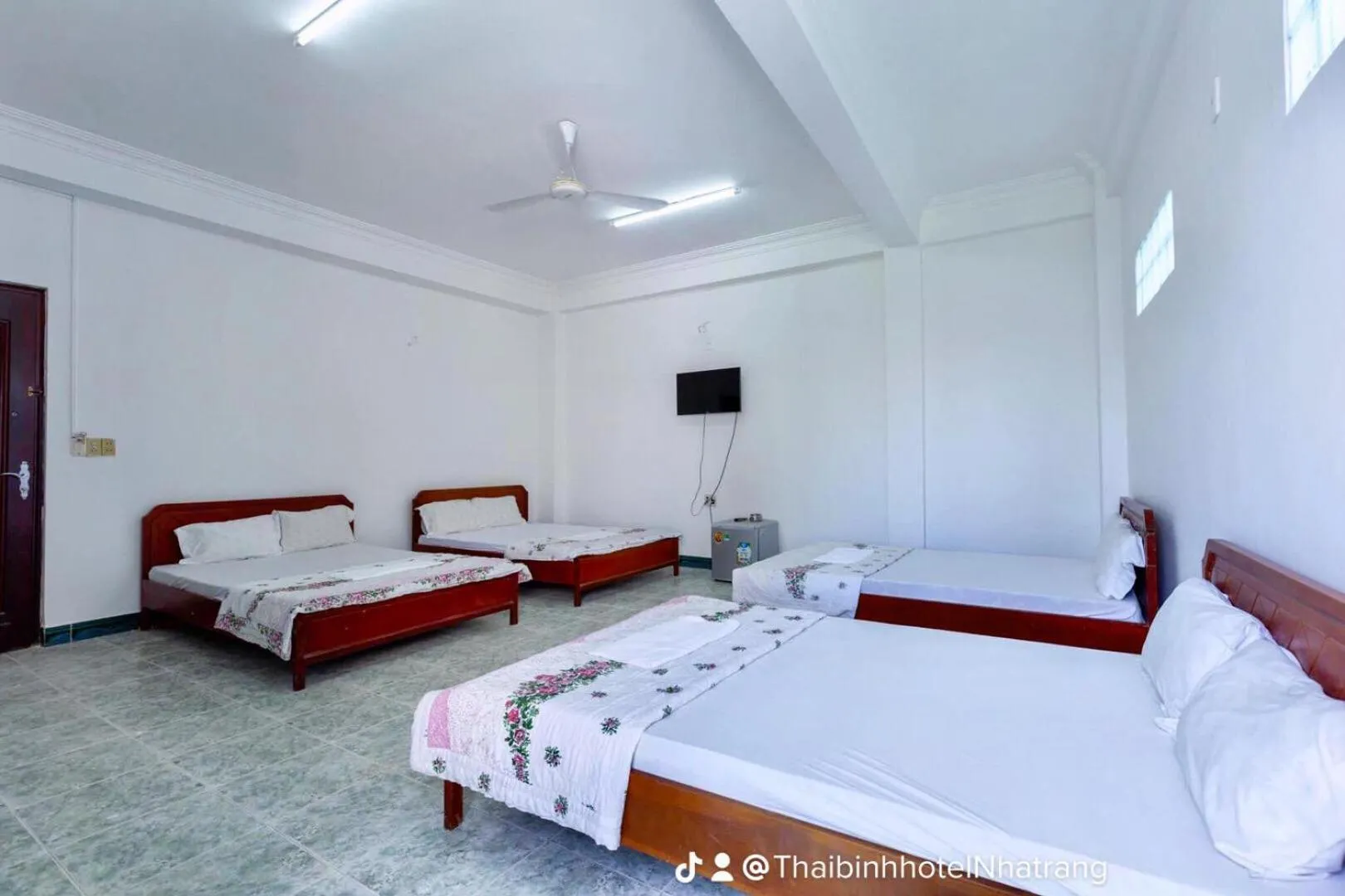 Bed in Khách sạn Thái Bình