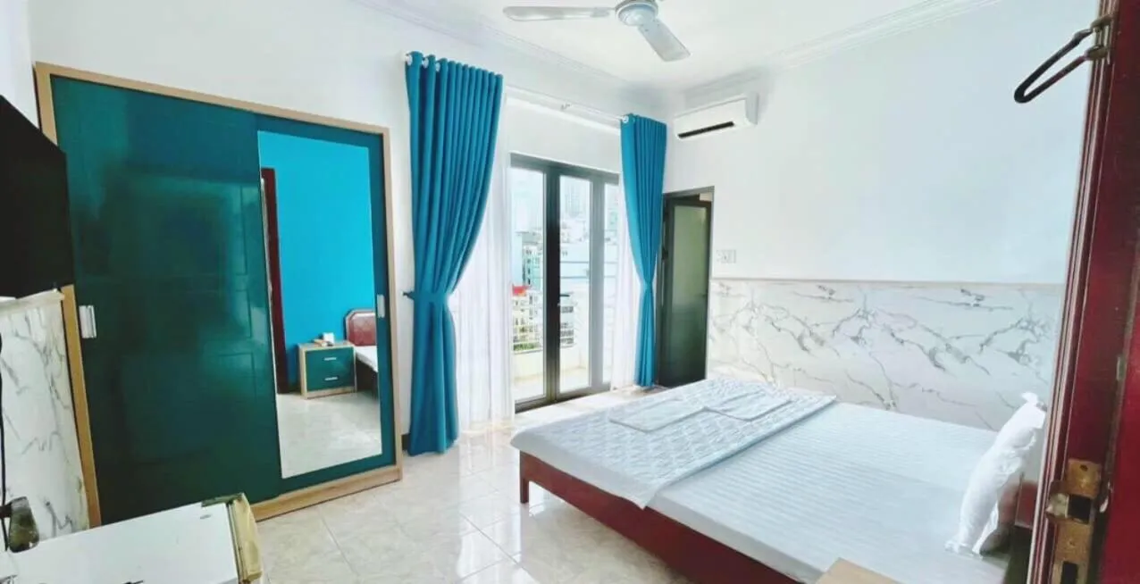 Bed in Khách sạn Thái Bình