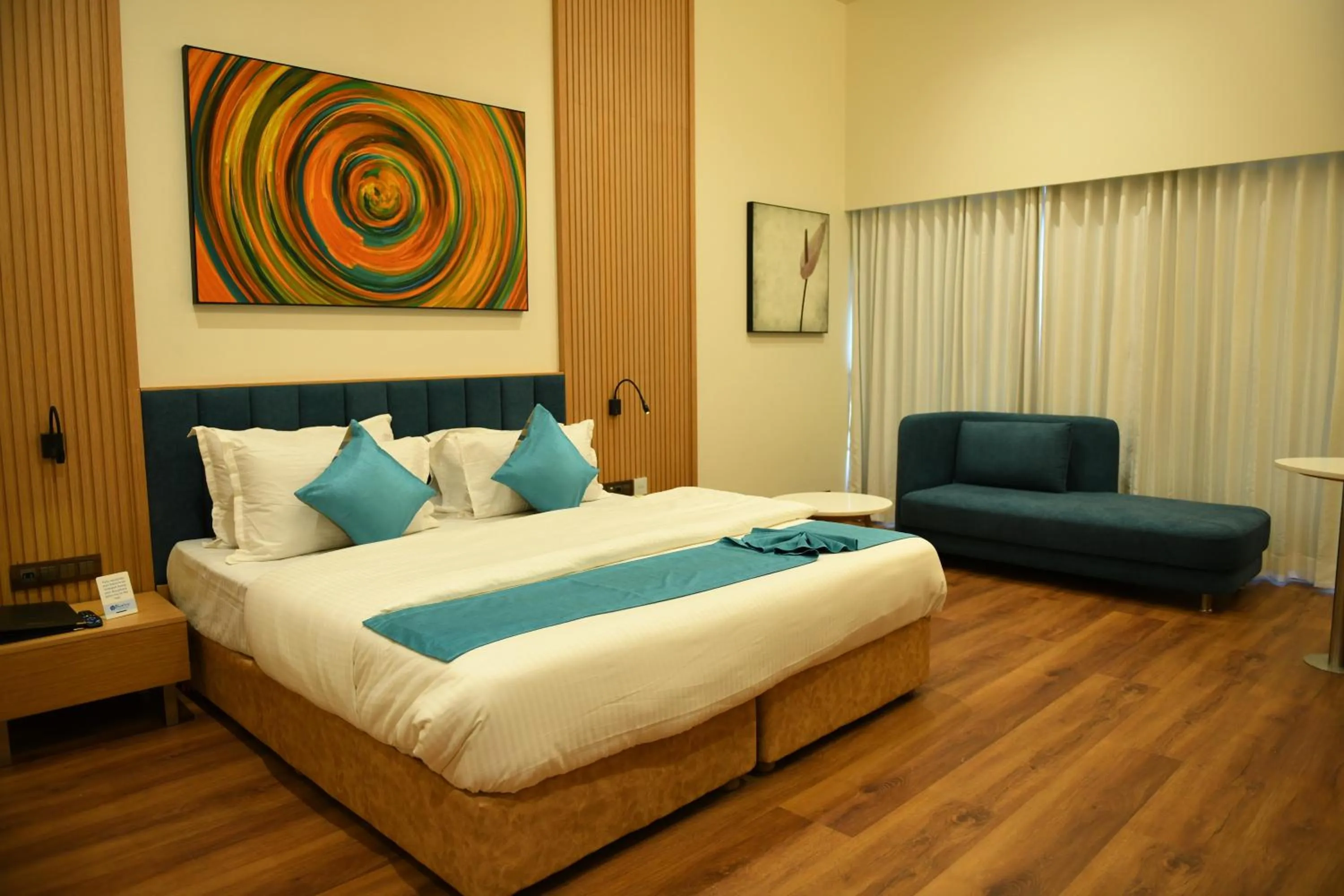 Bed in Hotel Blueivy Anand