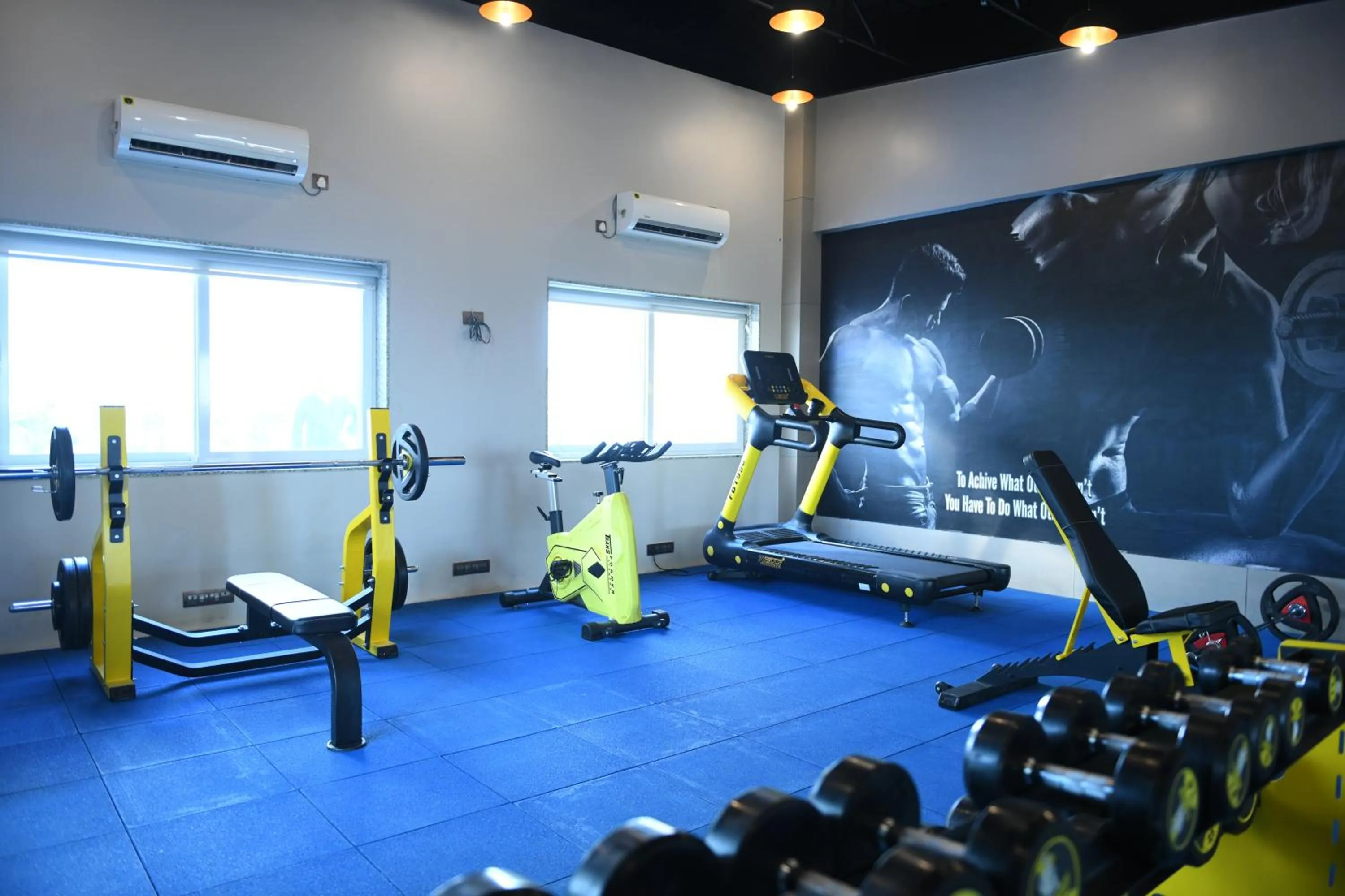 Fitness centre/facilities in Hotel Blueivy Anand