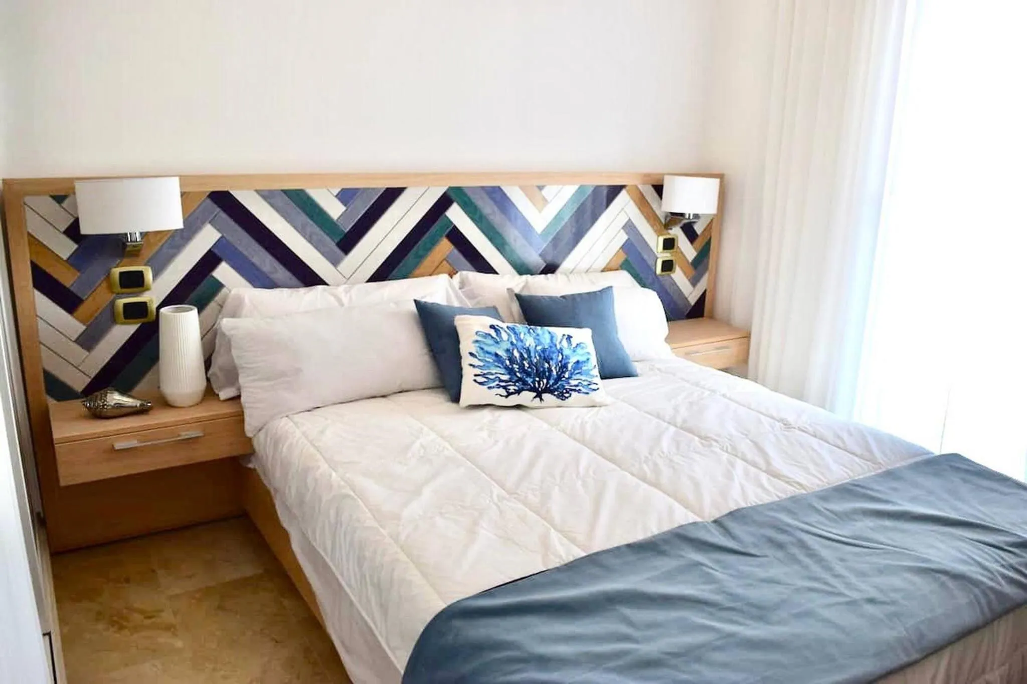 Bed in Apartamento 120 Jardin Privado Cana Rock