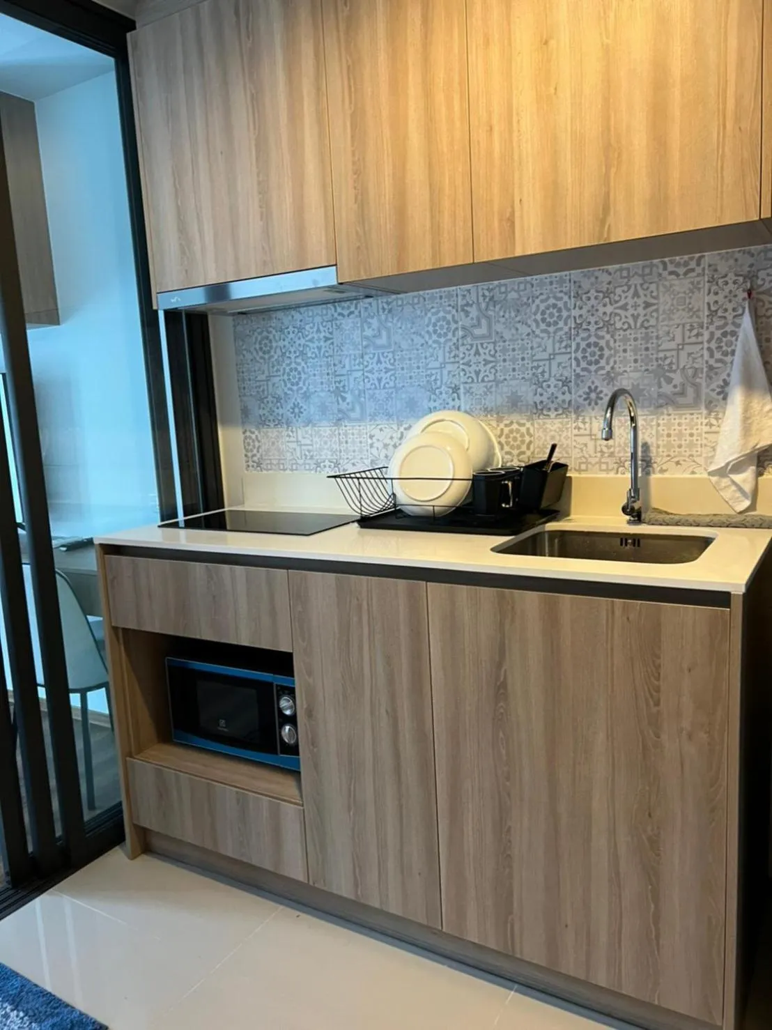 Kitchen or kitchenette in RoomQuest Hua-Hin Lahabana