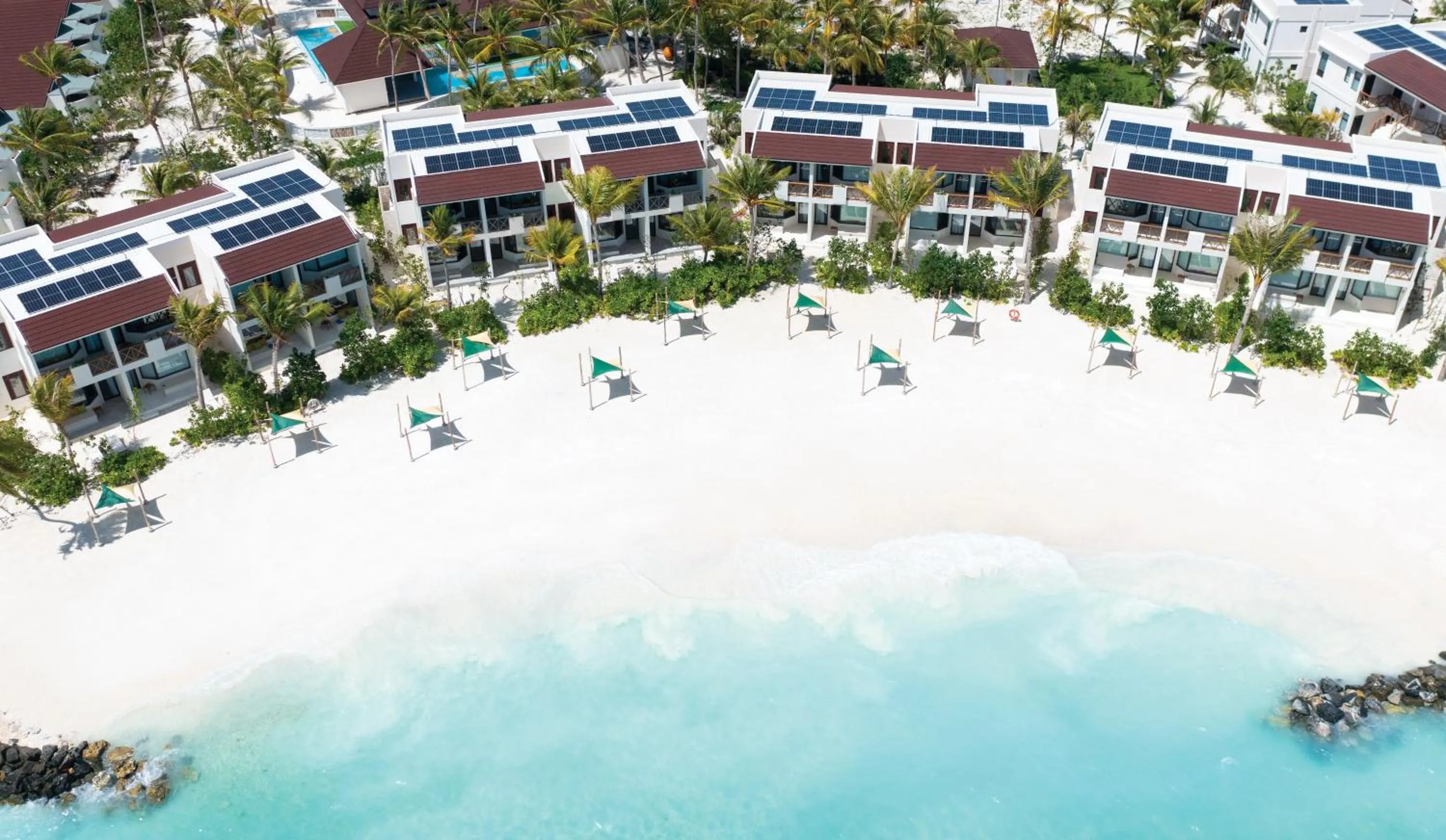 Bird's eye view in OBLU XPERIENCE Ailafushi - All Inclusive with Free Transfers