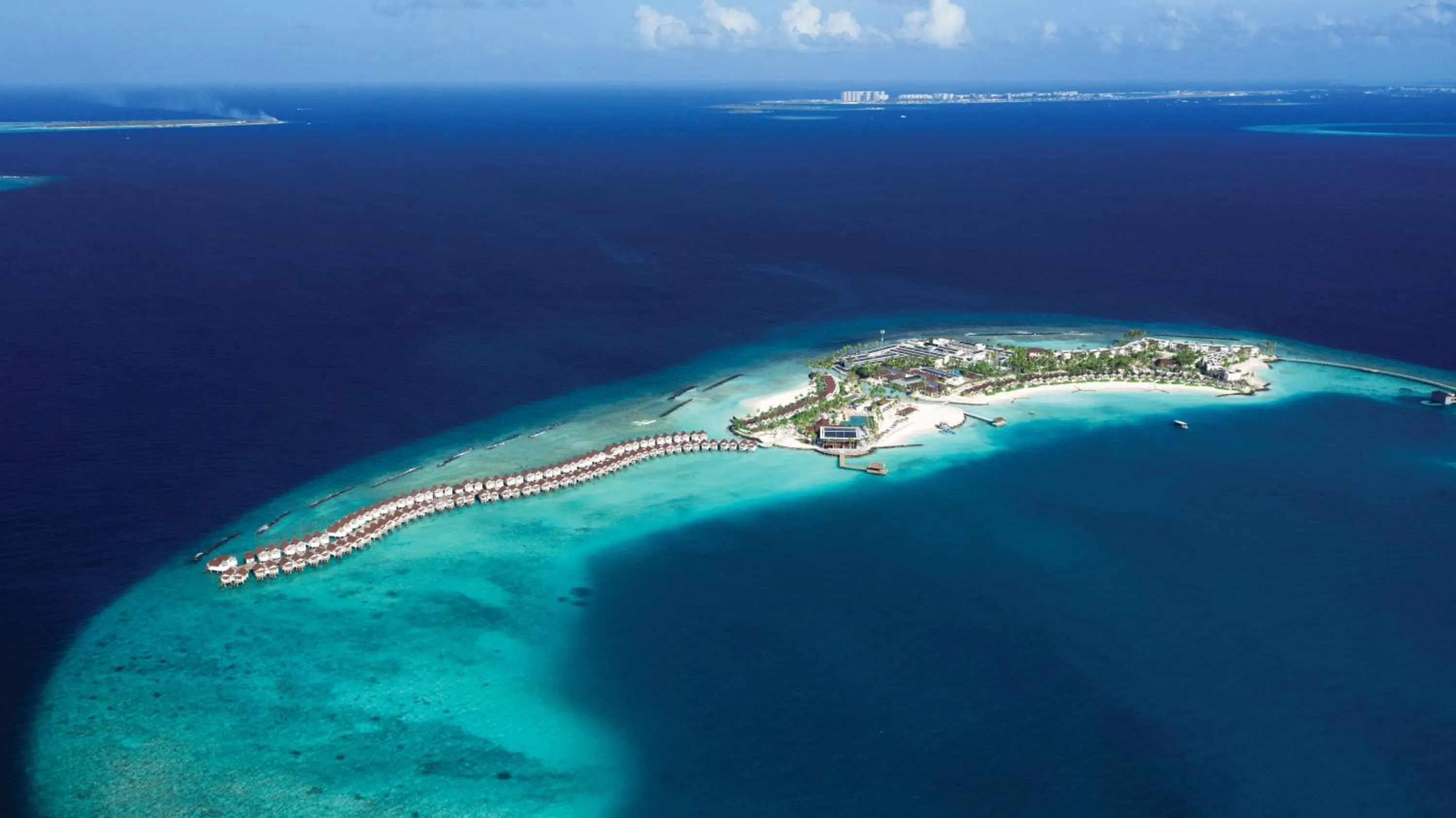 Bird's eye view in OBLU XPERIENCE Ailafushi - All Inclusive with Free Transfers