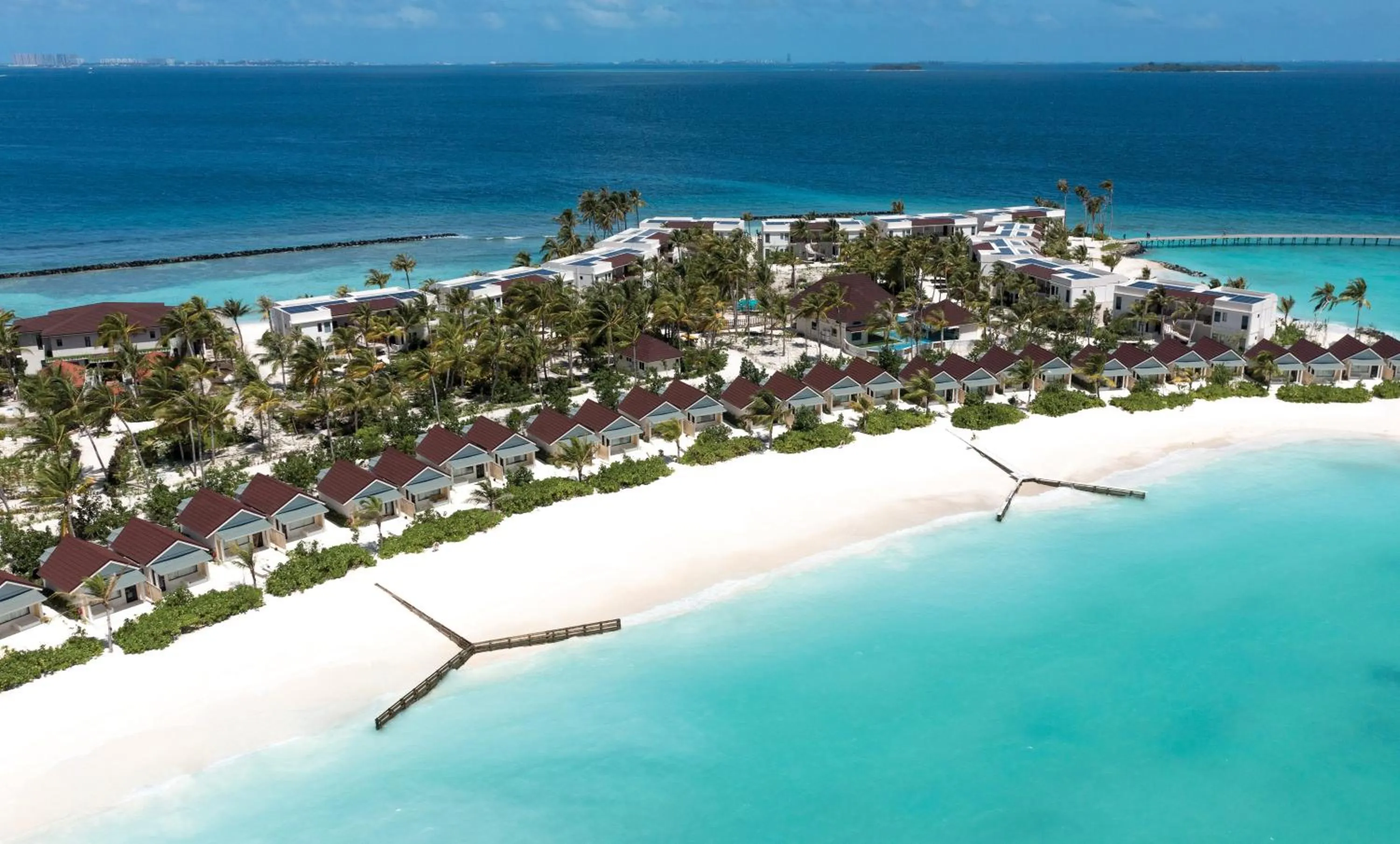 Bird's eye view in OBLU XPERIENCE Ailafushi - All Inclusive with Free Transfers